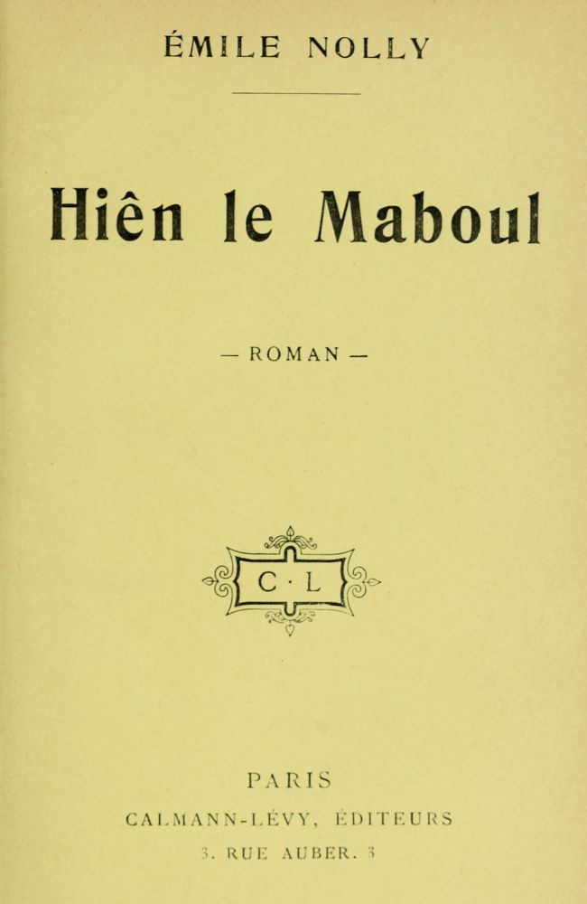 Hiên le Maboul cover