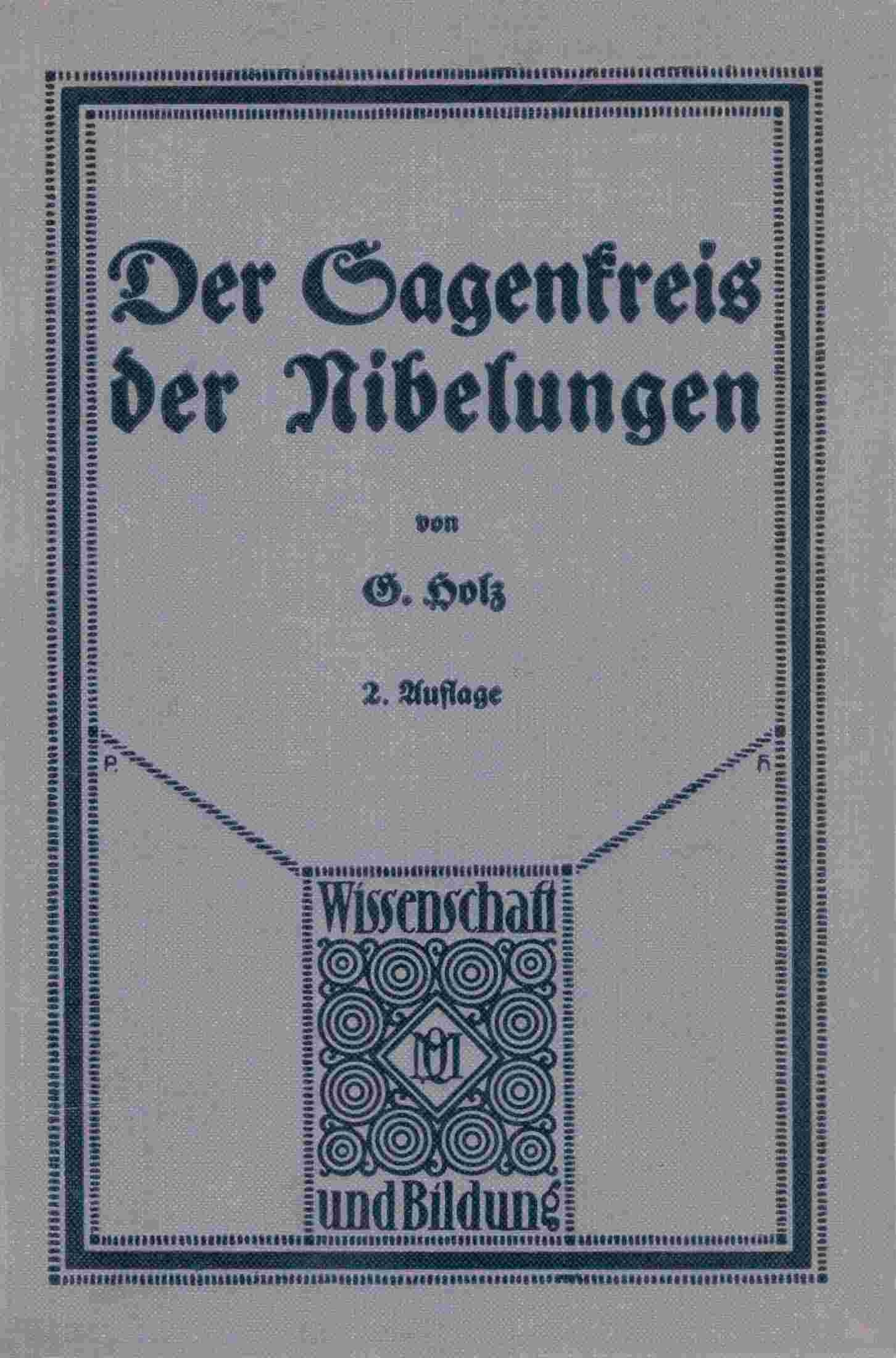Der Sagenkreis der Nibelungen cover