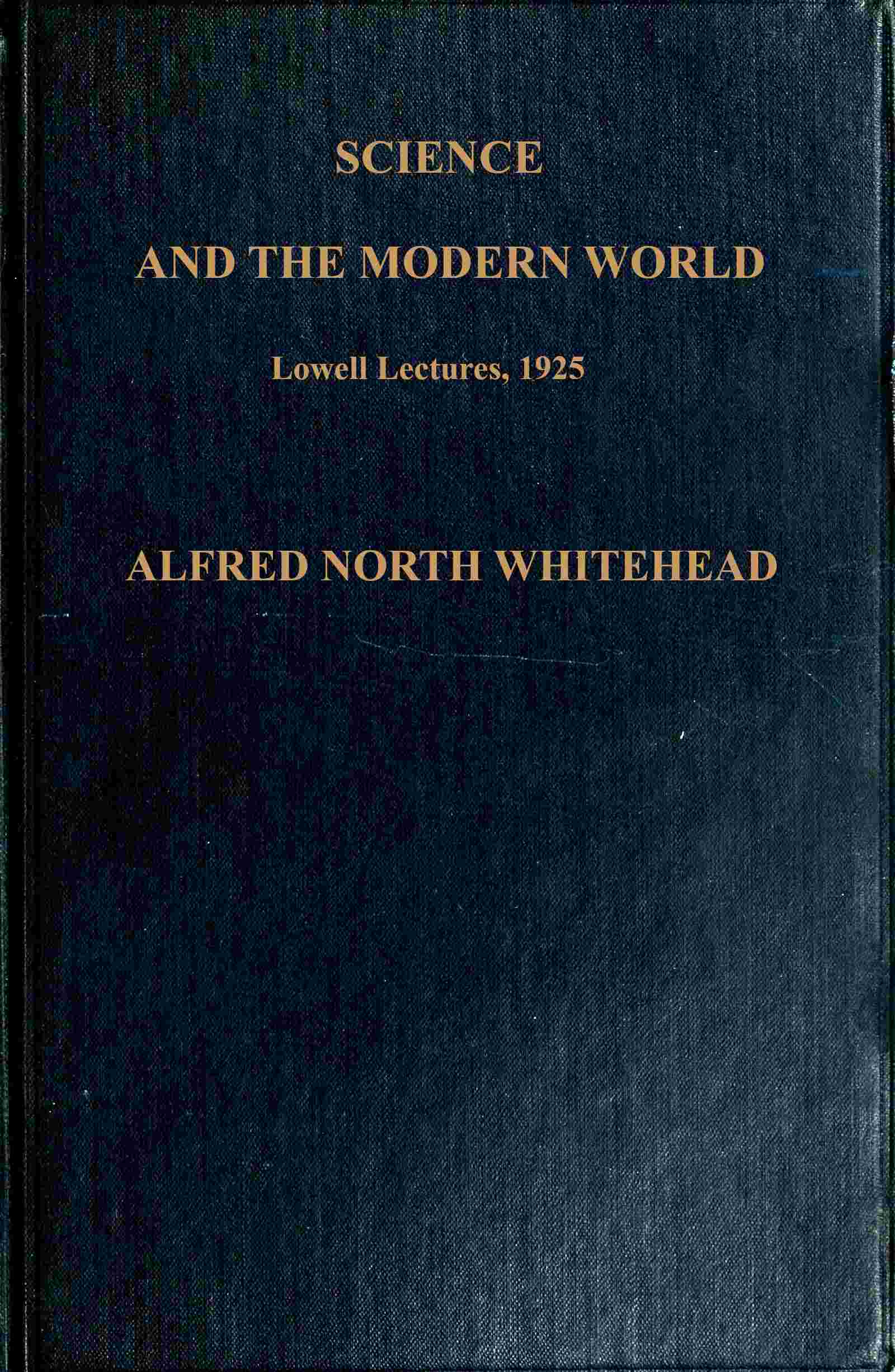 Science and the modern world cover