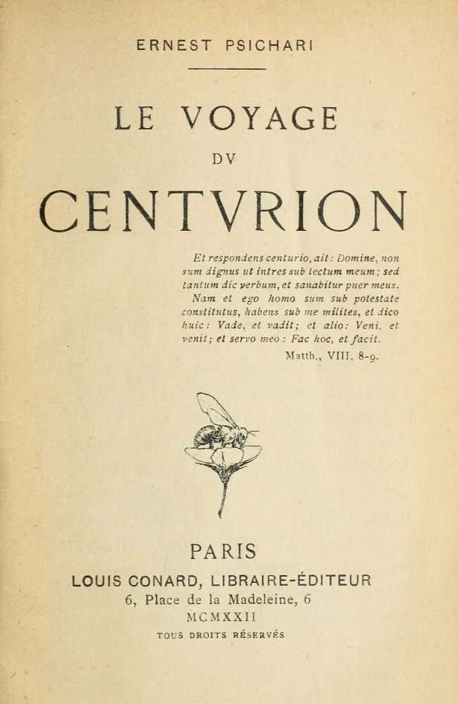 Le Voyage du Centurion cover