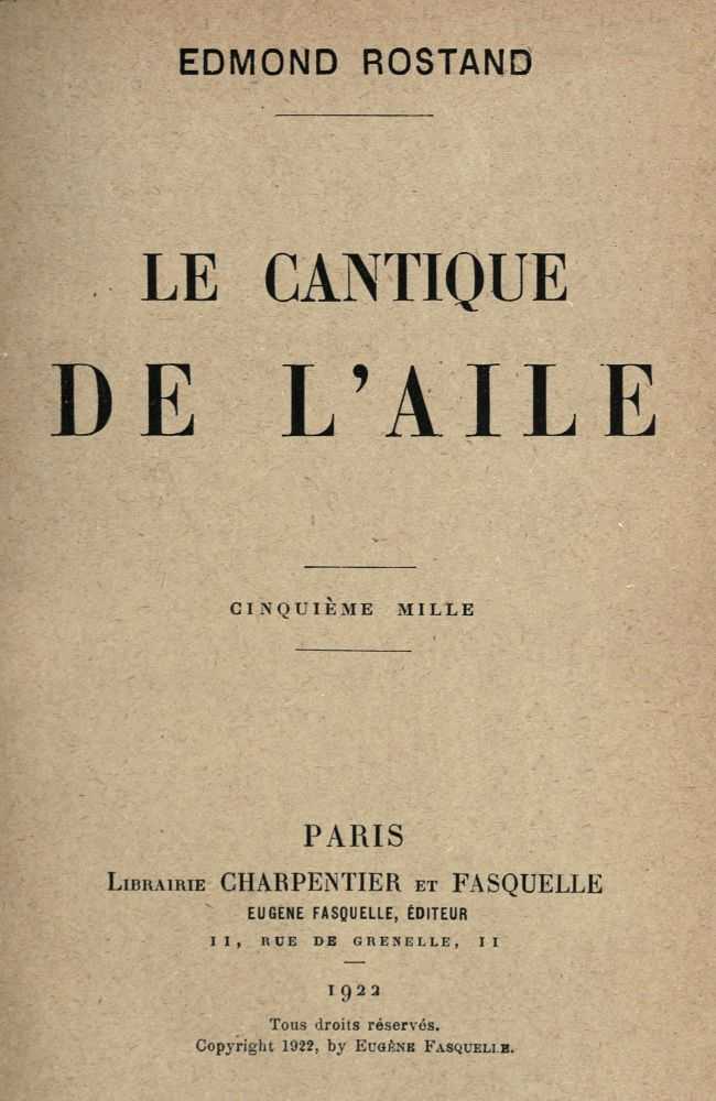 Le Cantique de l'Aile cover