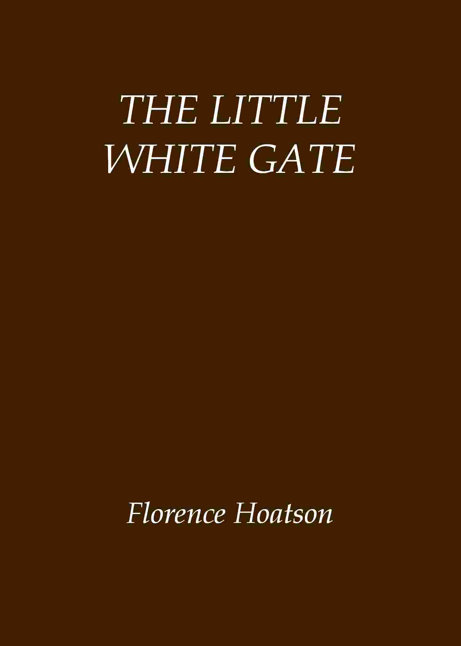 The little white gate cover