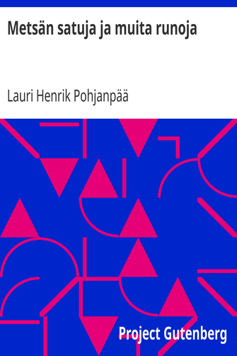 Metsän satuja ja muita runoja cover