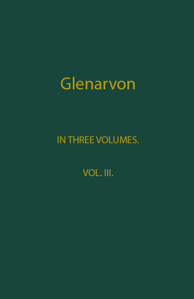 Glenarvon, Volume 3 (of 3) cover