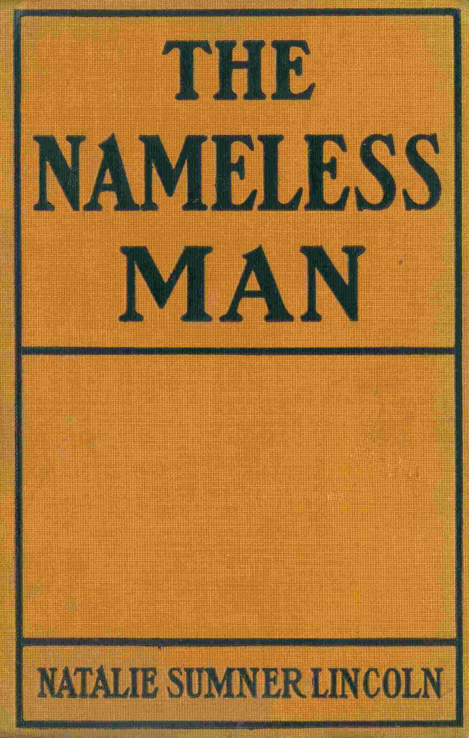 The nameless man cover