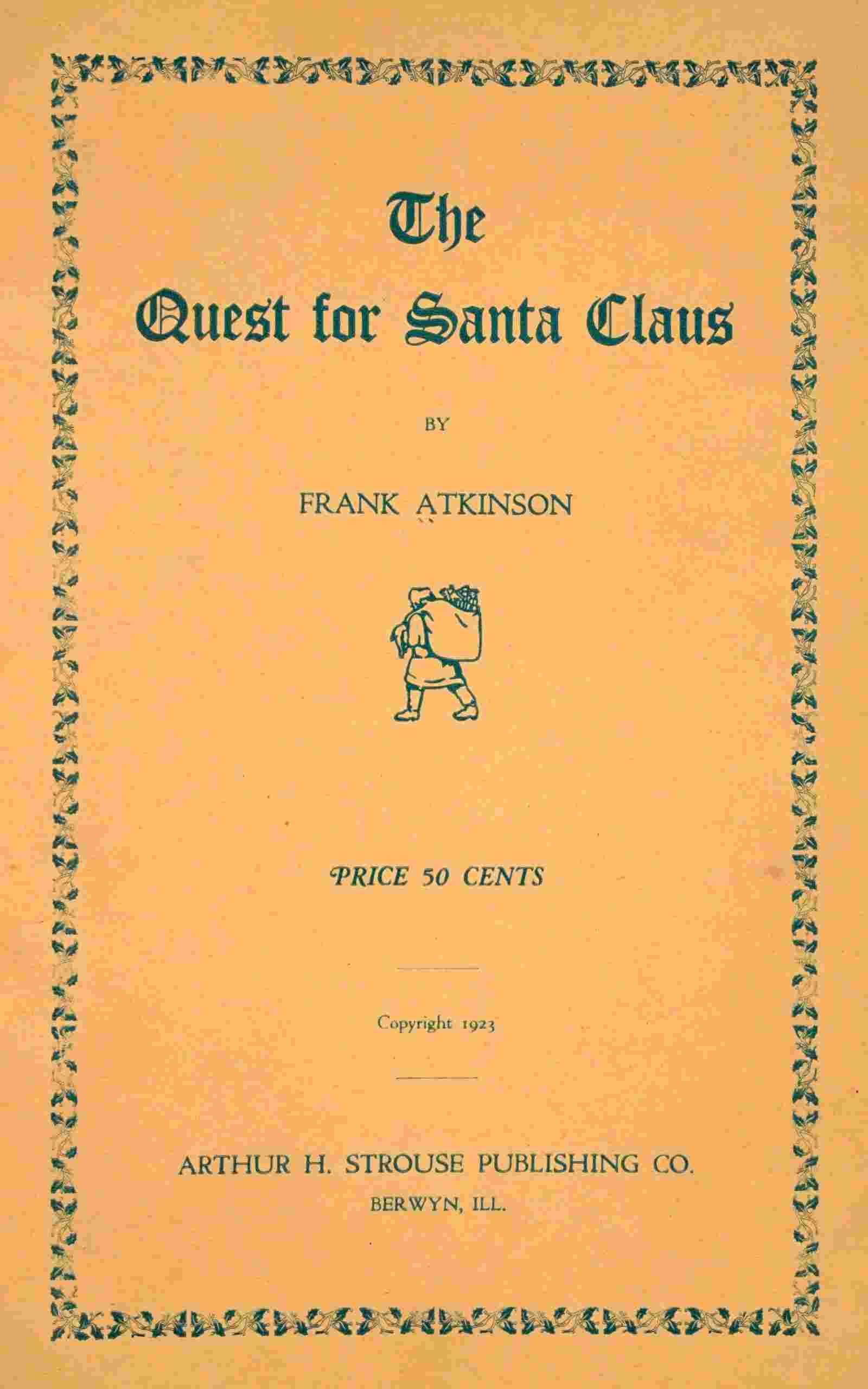 The quest for Santa Claus cover