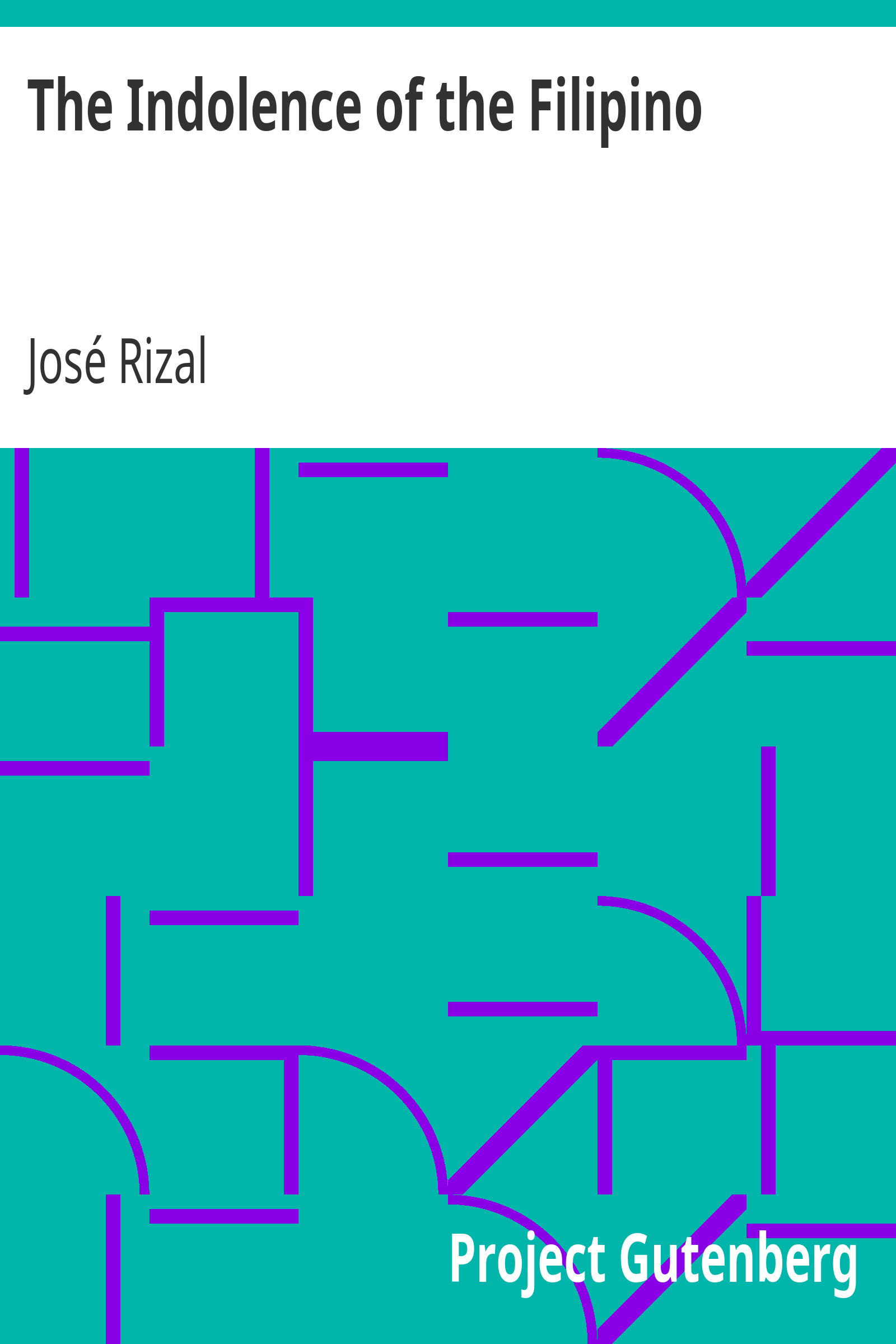The Indolence of the Filipino cover