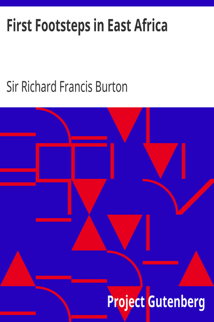 First Footsteps in East Africa cover