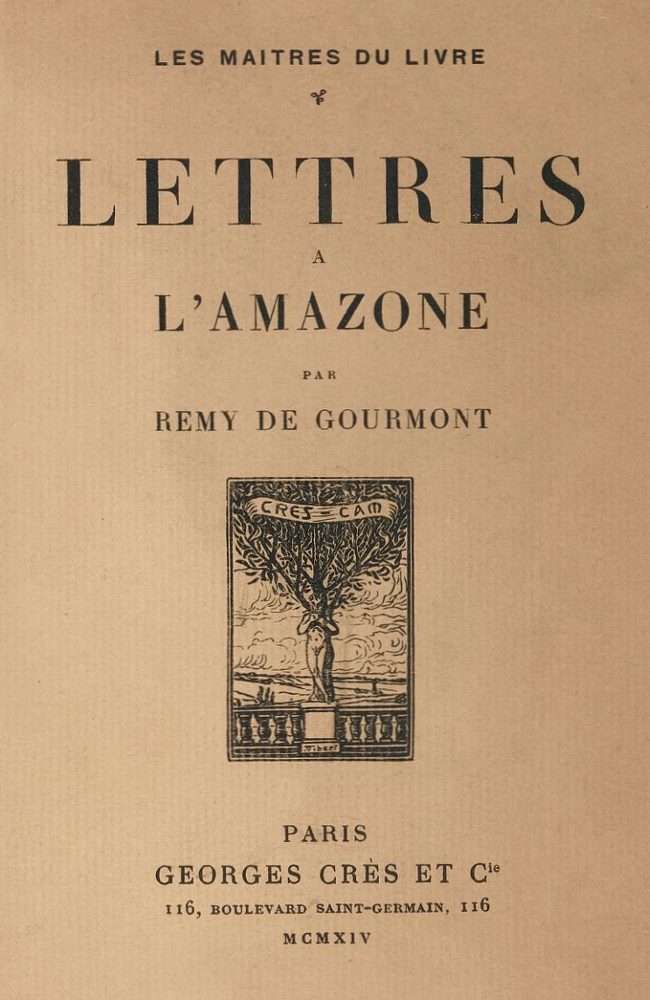 Lettres à l'Amazone cover
