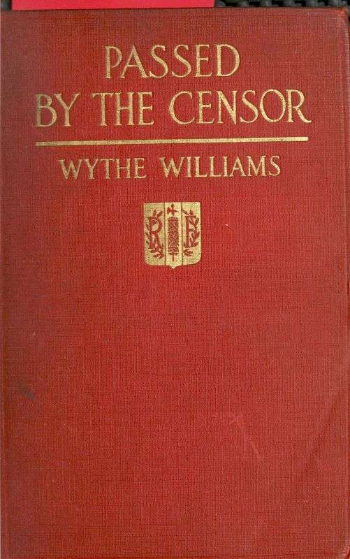Passed by the censor cover