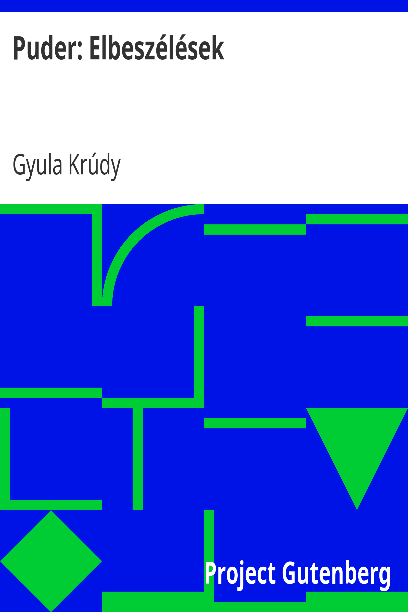 Puder: Elbeszélések cover