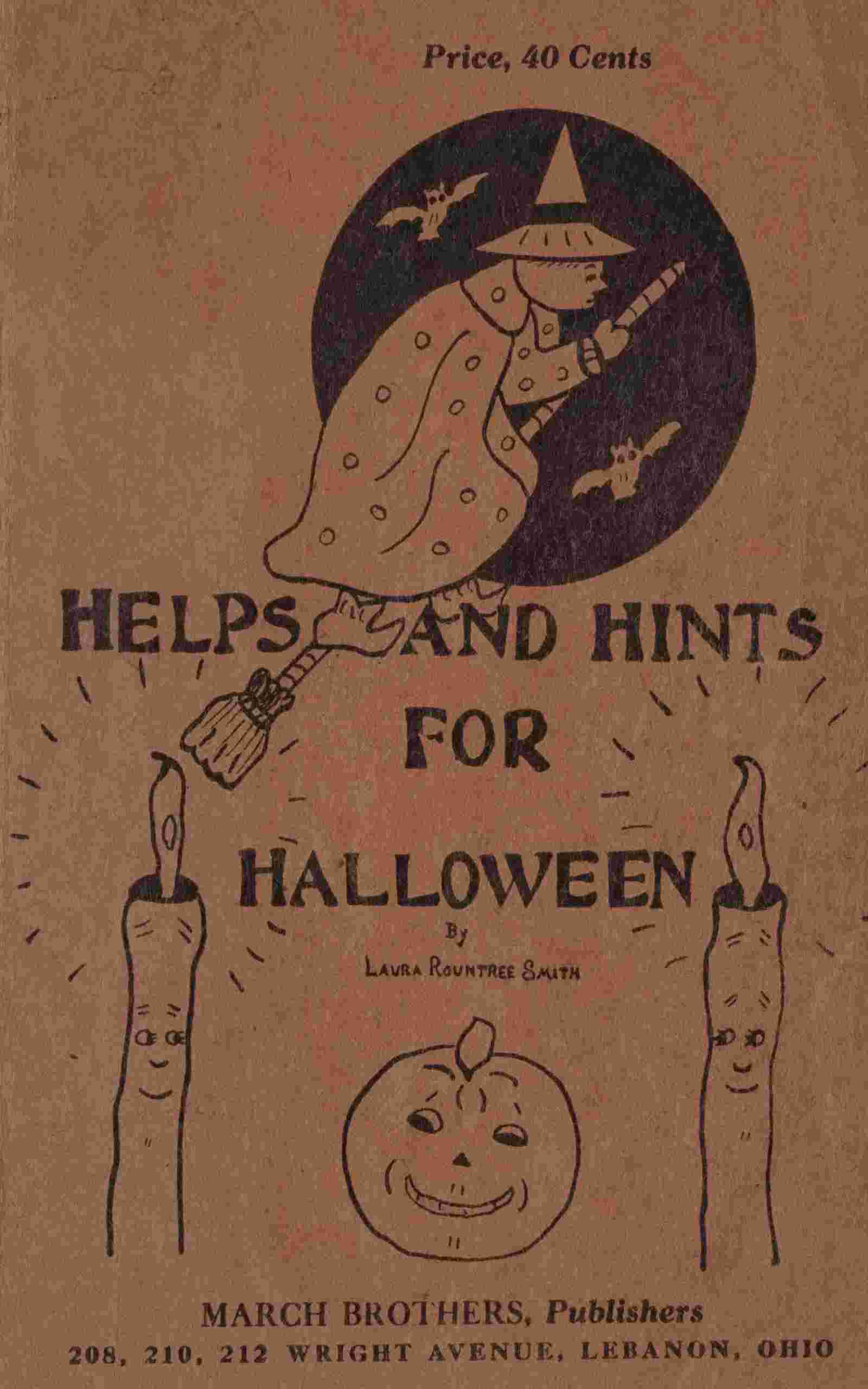 Helps and hints for Hallowe'en cover