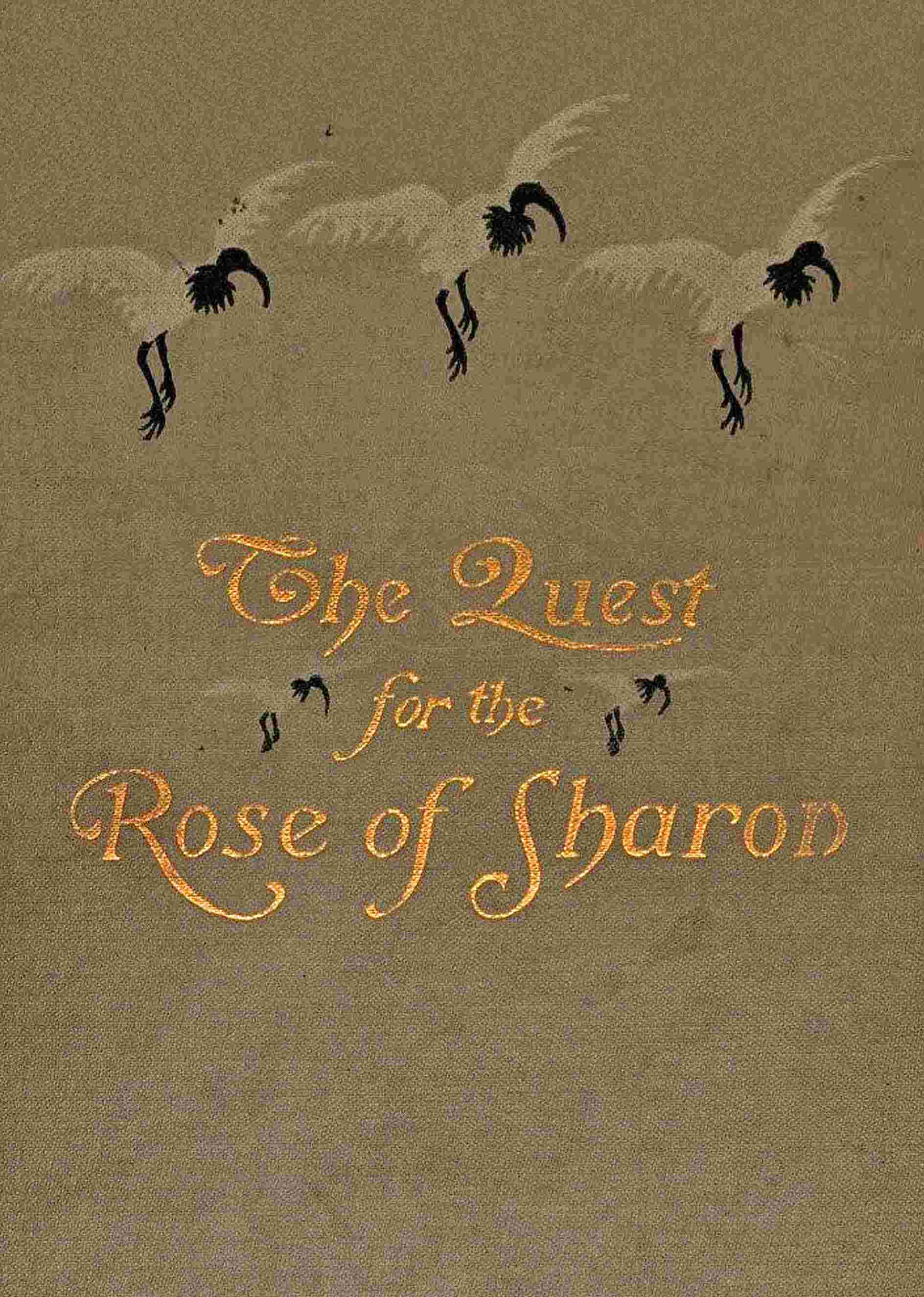 The quest for the rose of Sharon cover