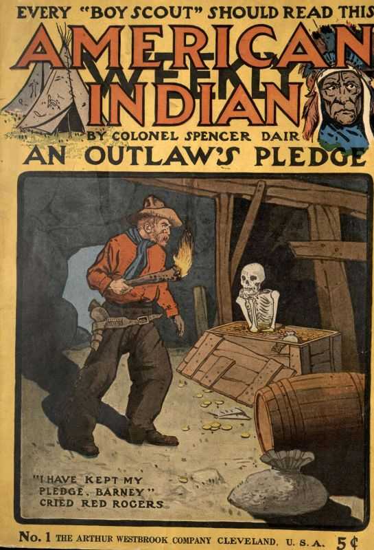 An outlaw's pledge; or, The raid on the old stockade cover