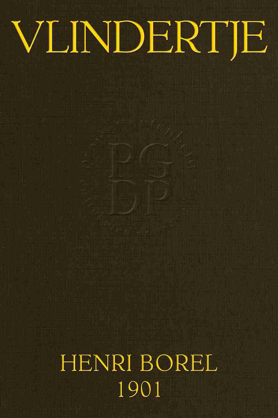Vlindertje: een Haagsche roman cover