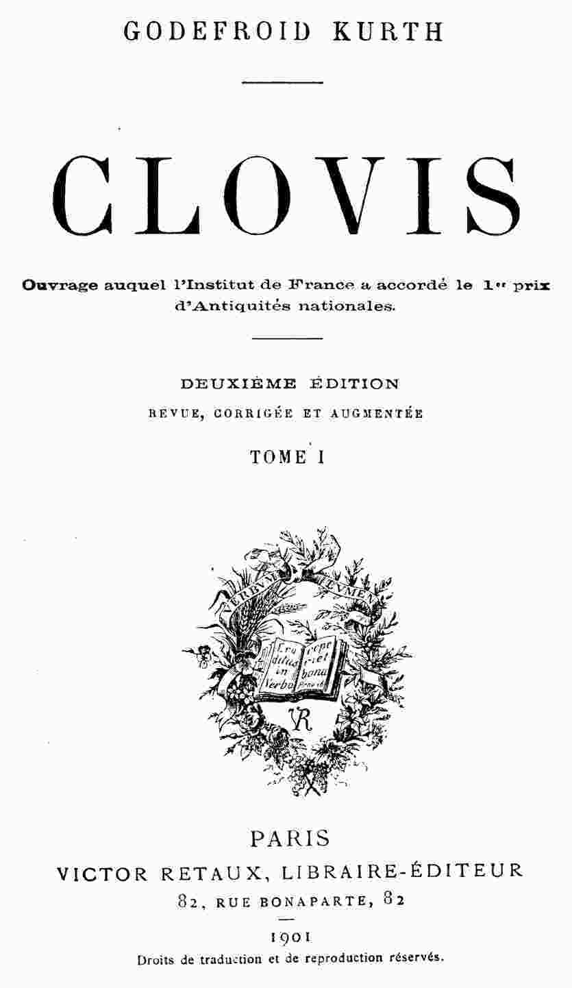 Clovis, Tome 1 (of 2) cover