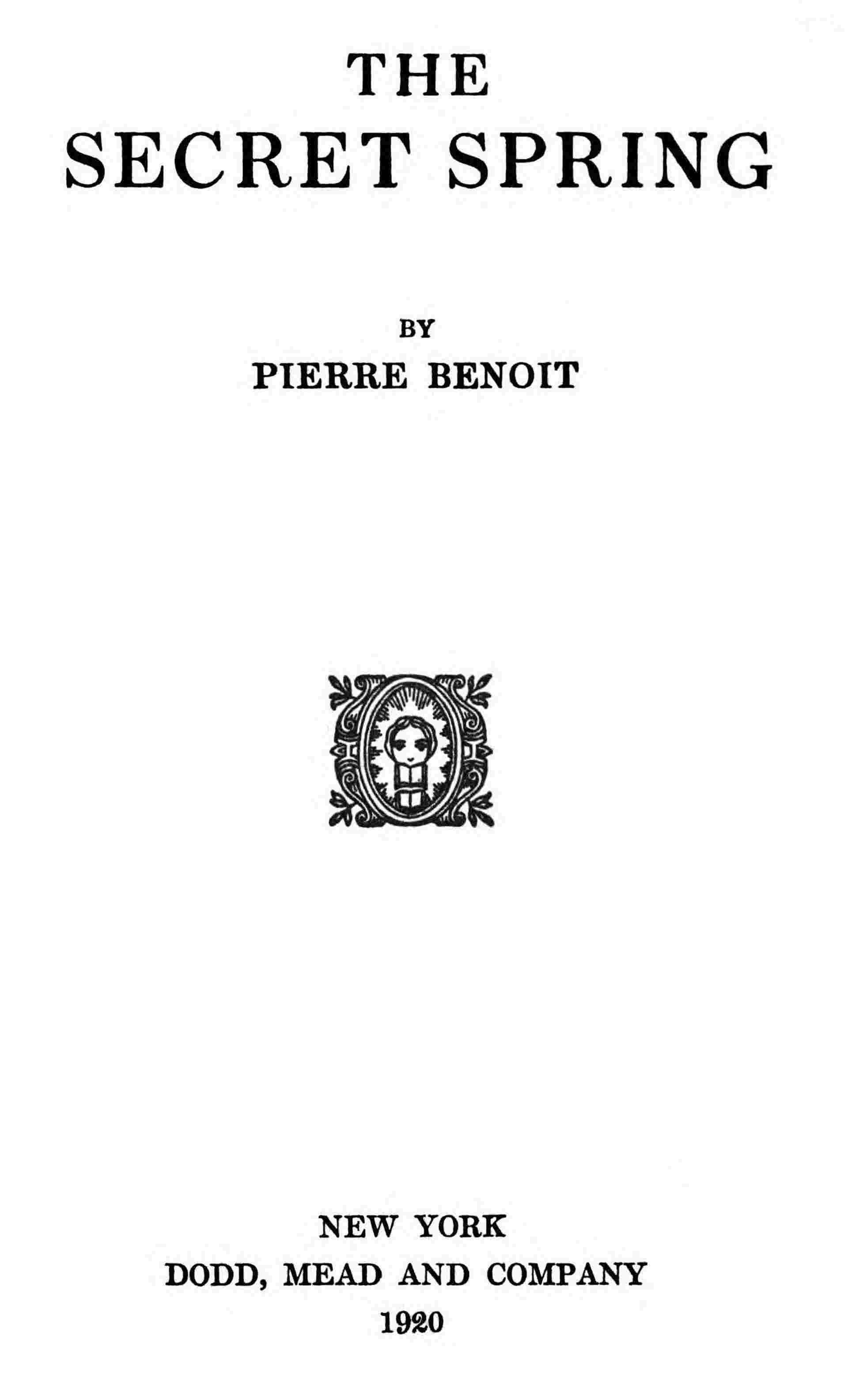 The secret spring cover
