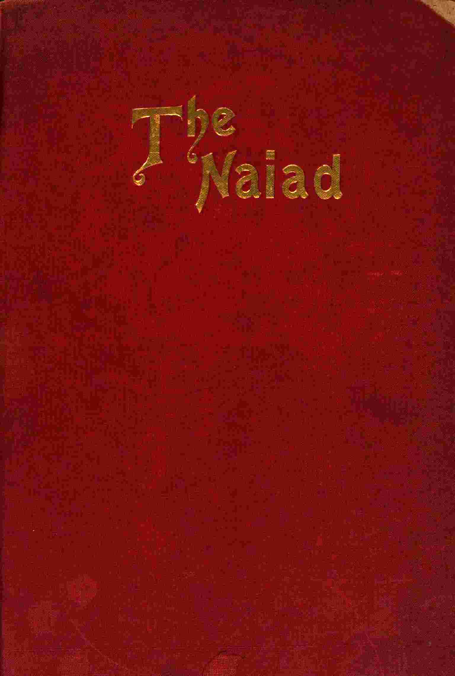 The Naiad: A ghost story cover
