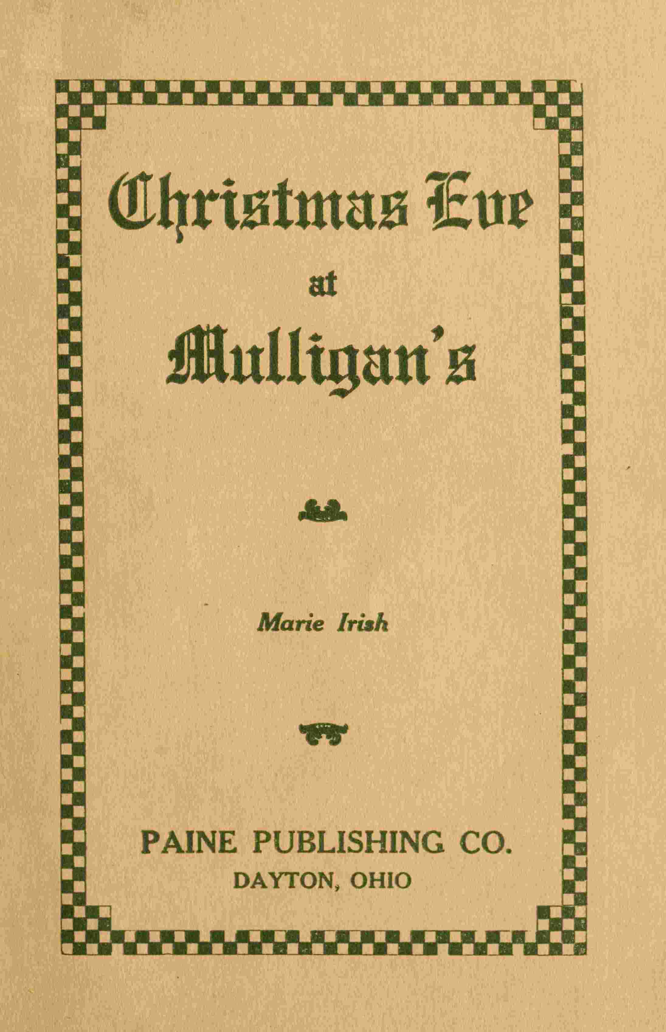 Christmas eve at Mulligan's cover