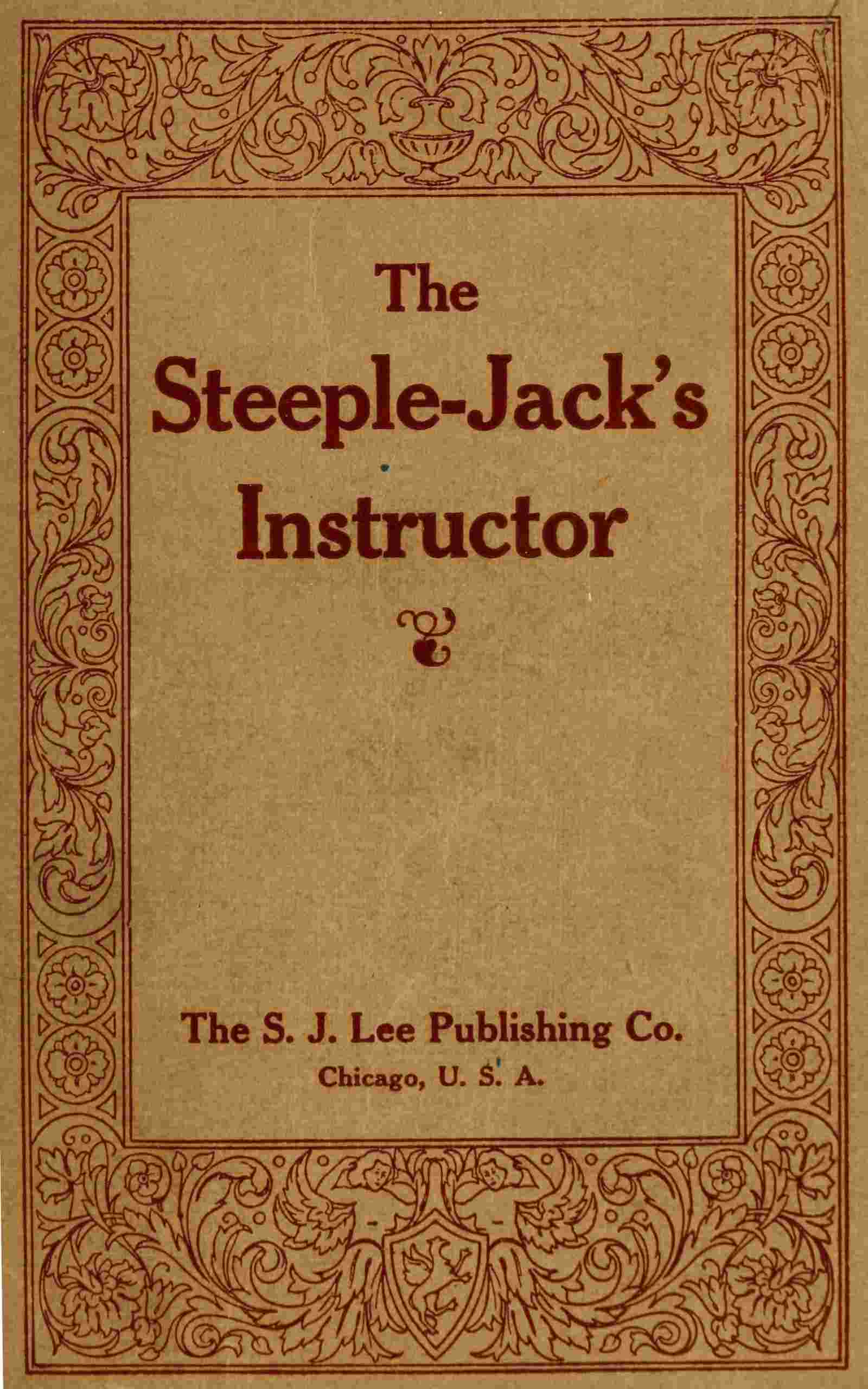 The steeple-jack's instructor cover