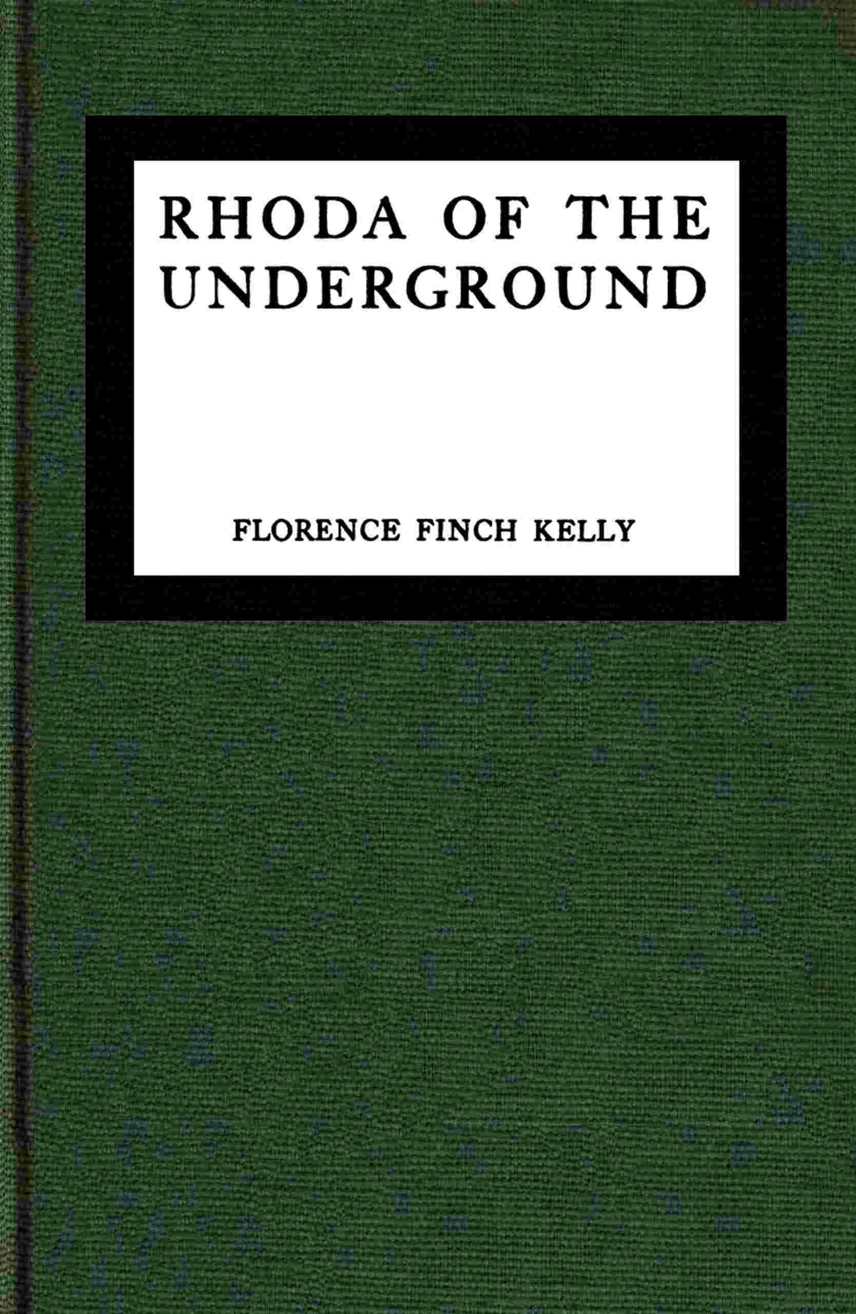 Rhoda of the Underground cover