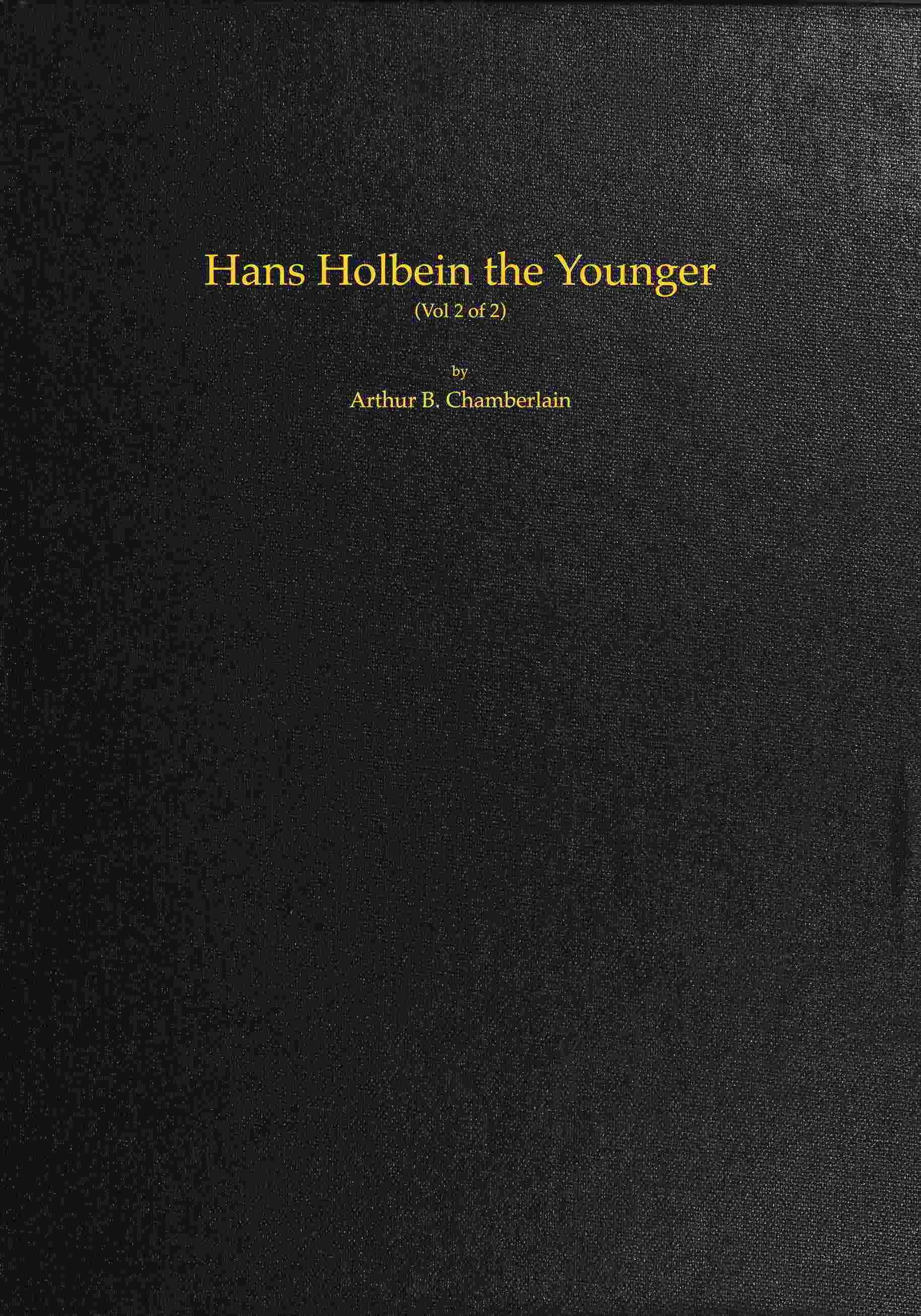 Hans Holbein the Younger, Volume 2 (of 2) cover