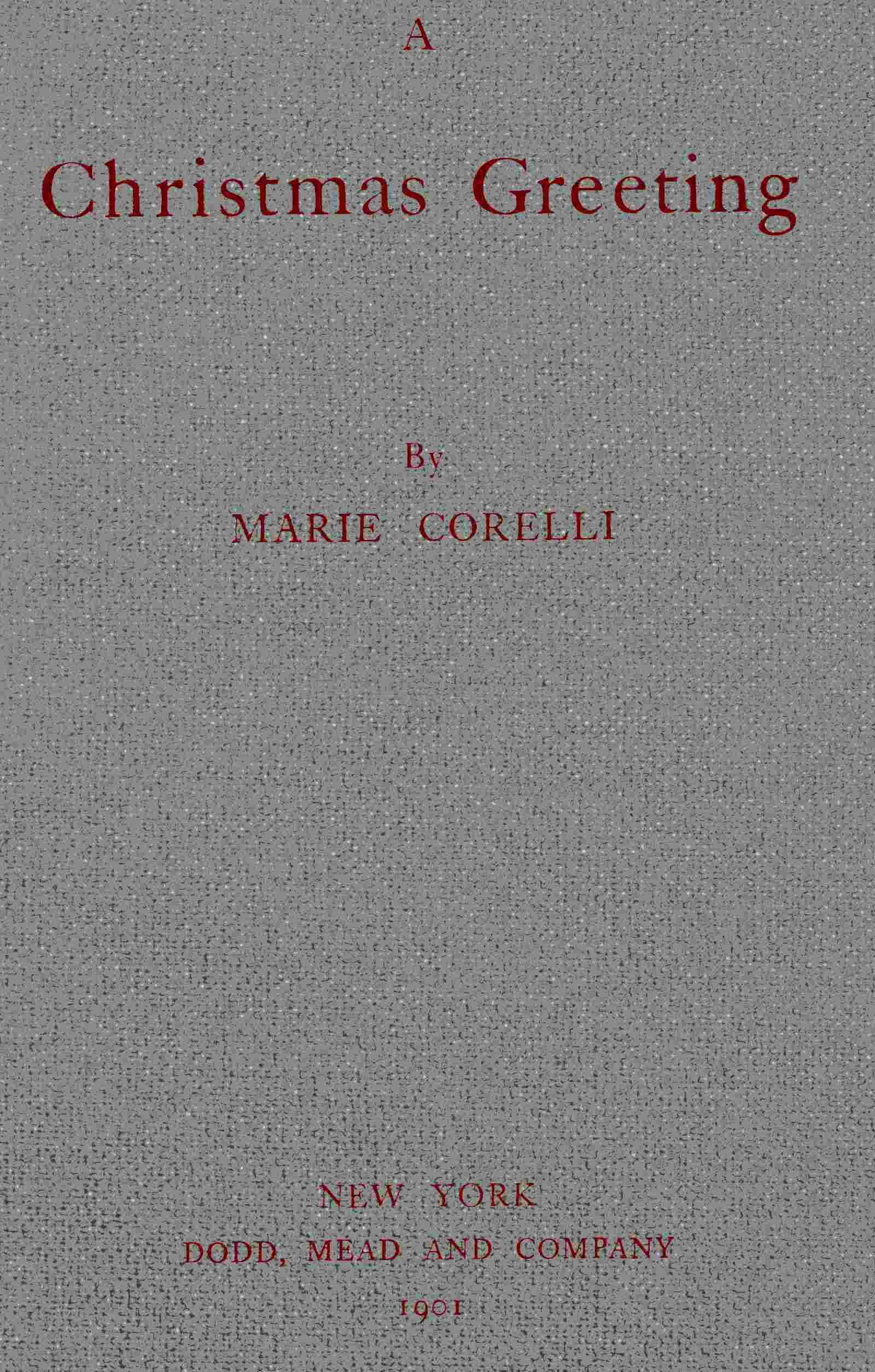 A Christmas greeting cover