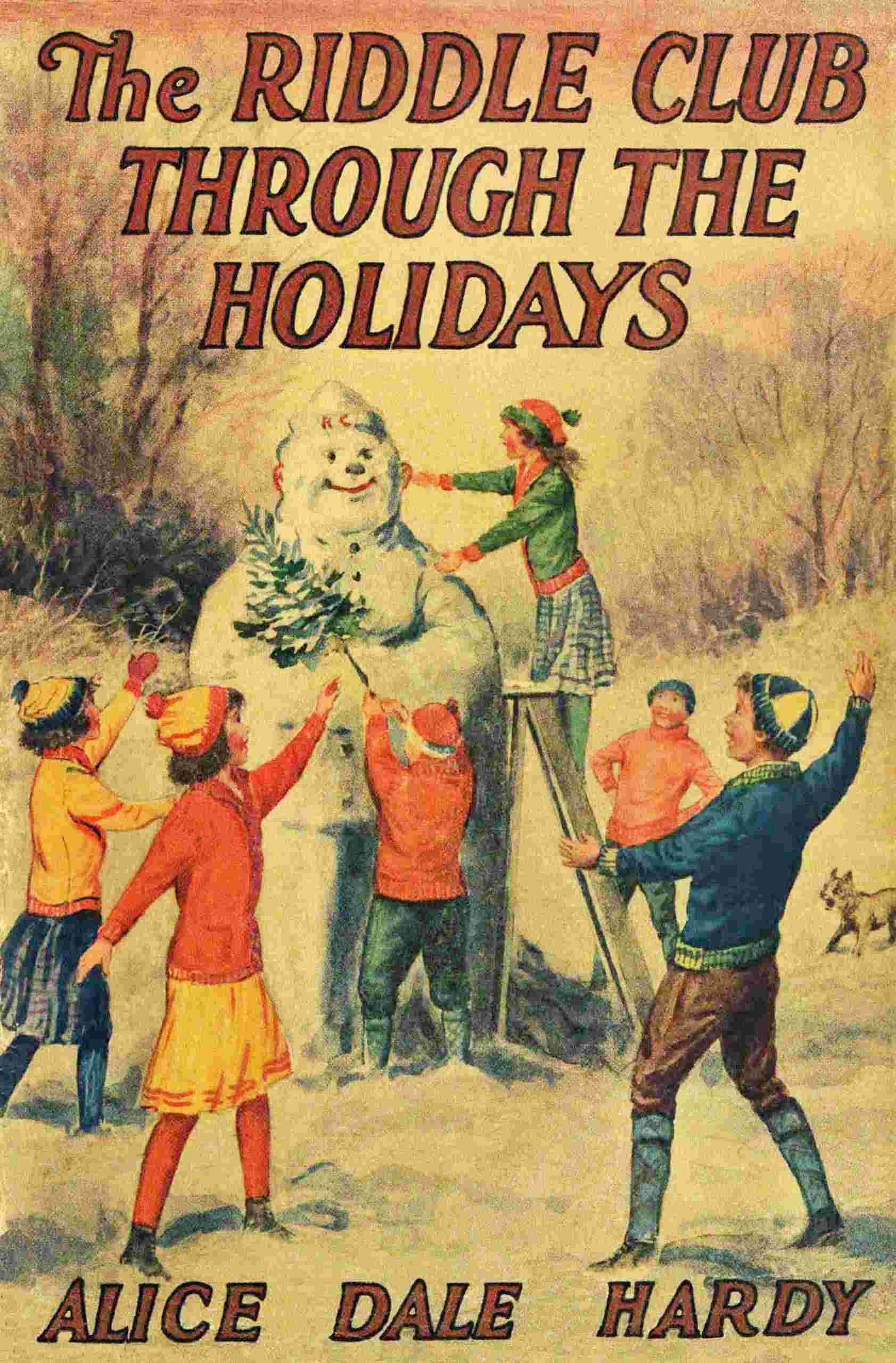 The Riddle Club through the holidays cover