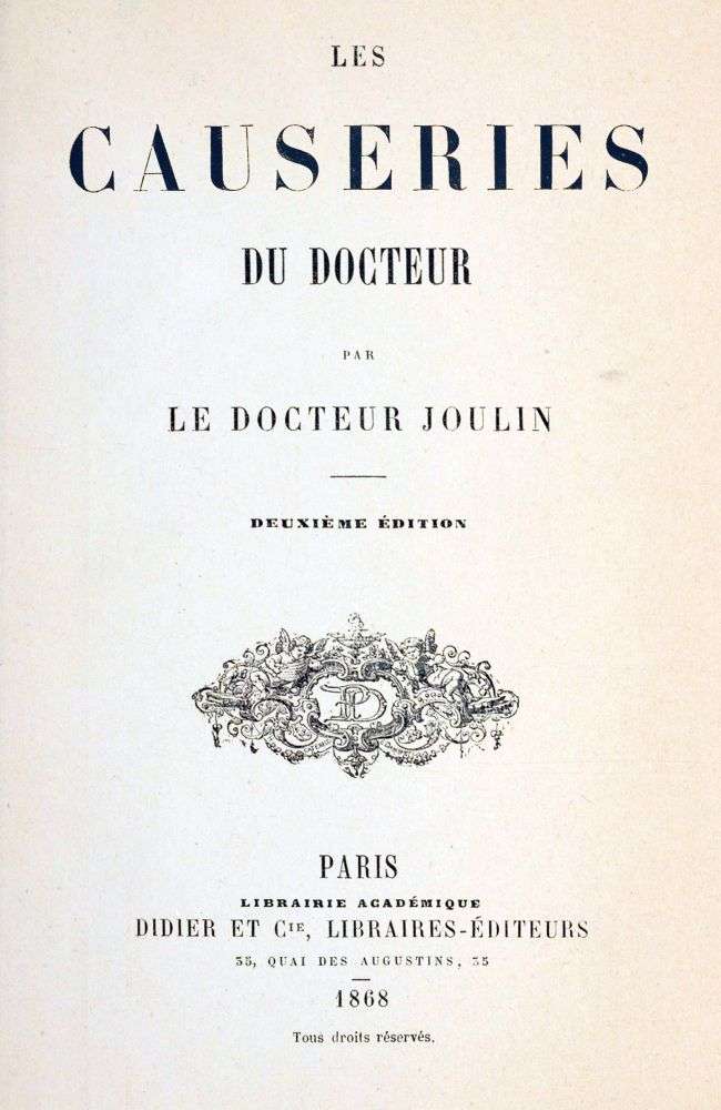 Les causeries du docteur cover