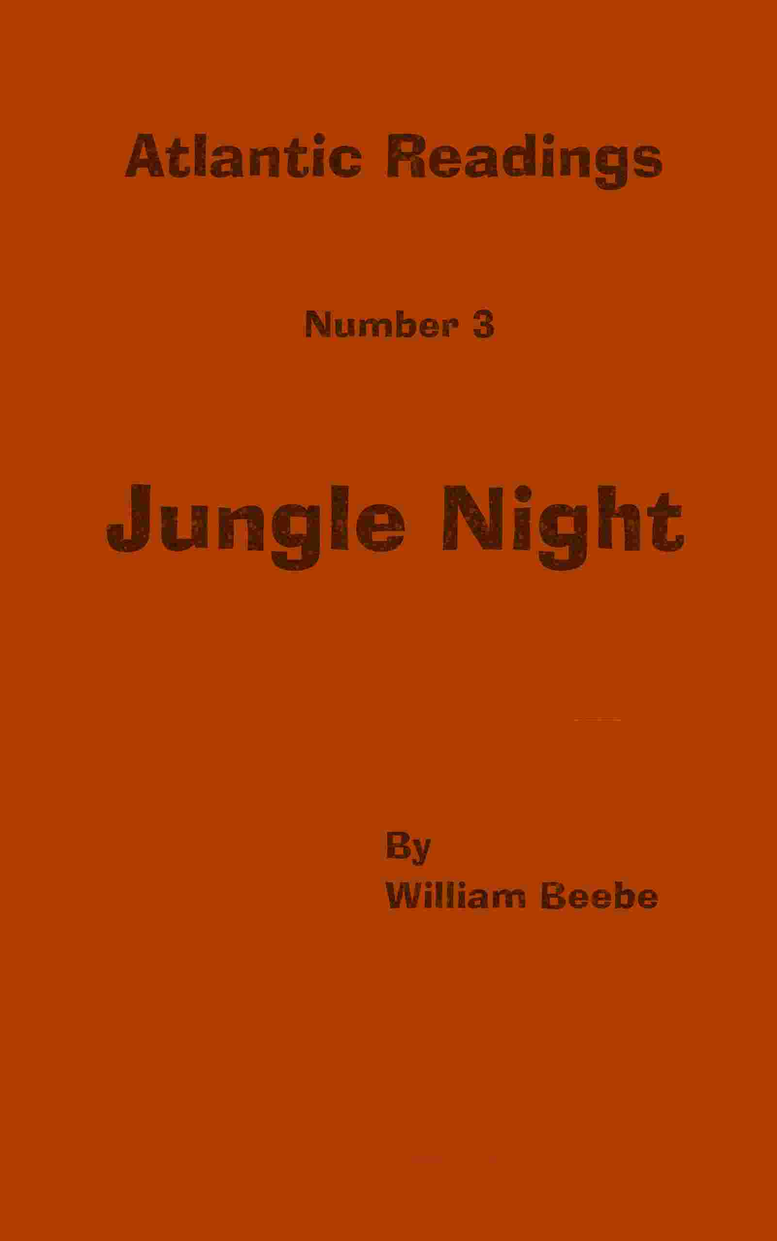 Jungle night cover