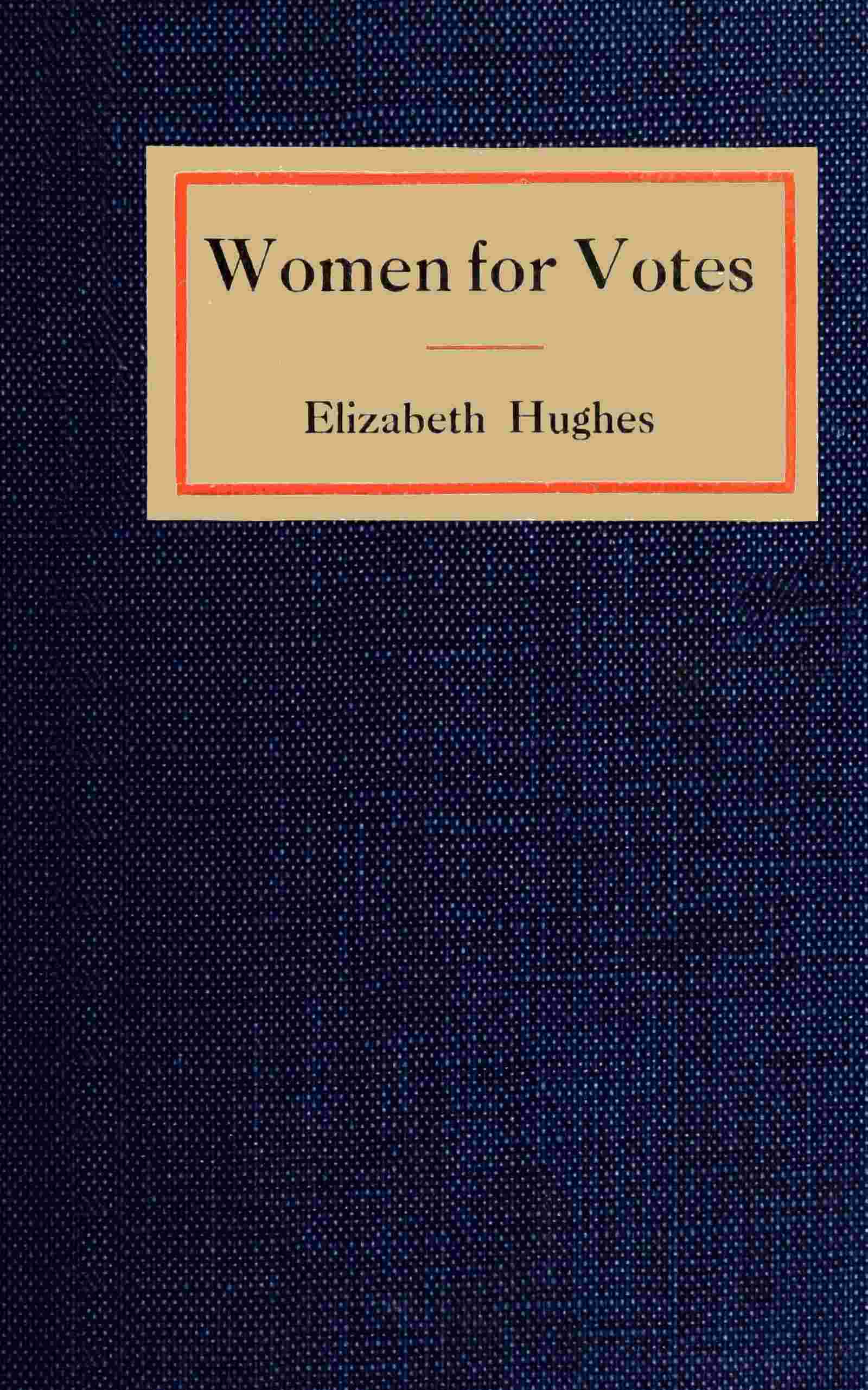 Women for votes cover