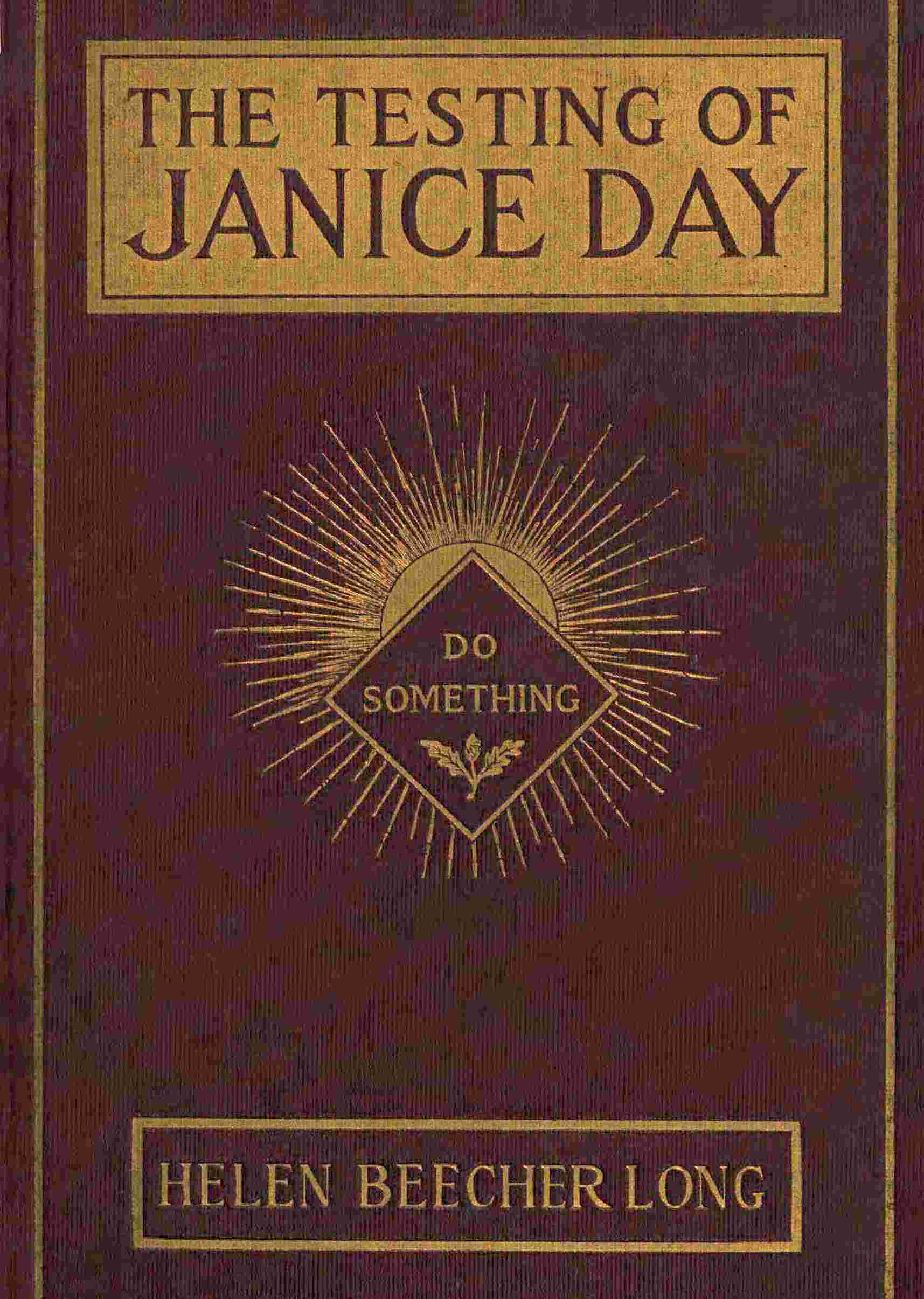 The testing of Janice Day cover