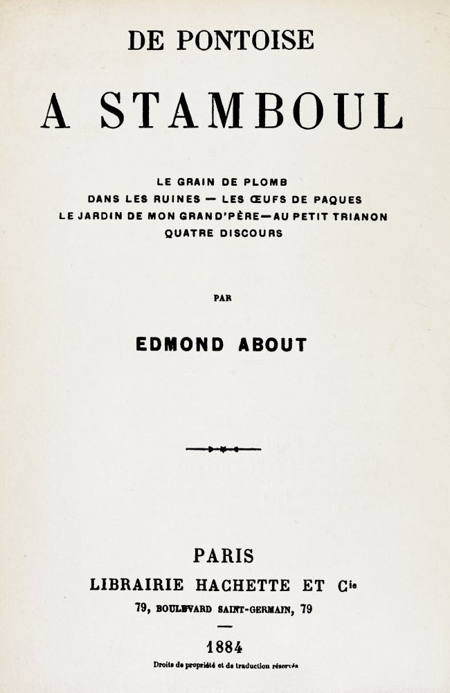 De Pontoise à Stamboul cover