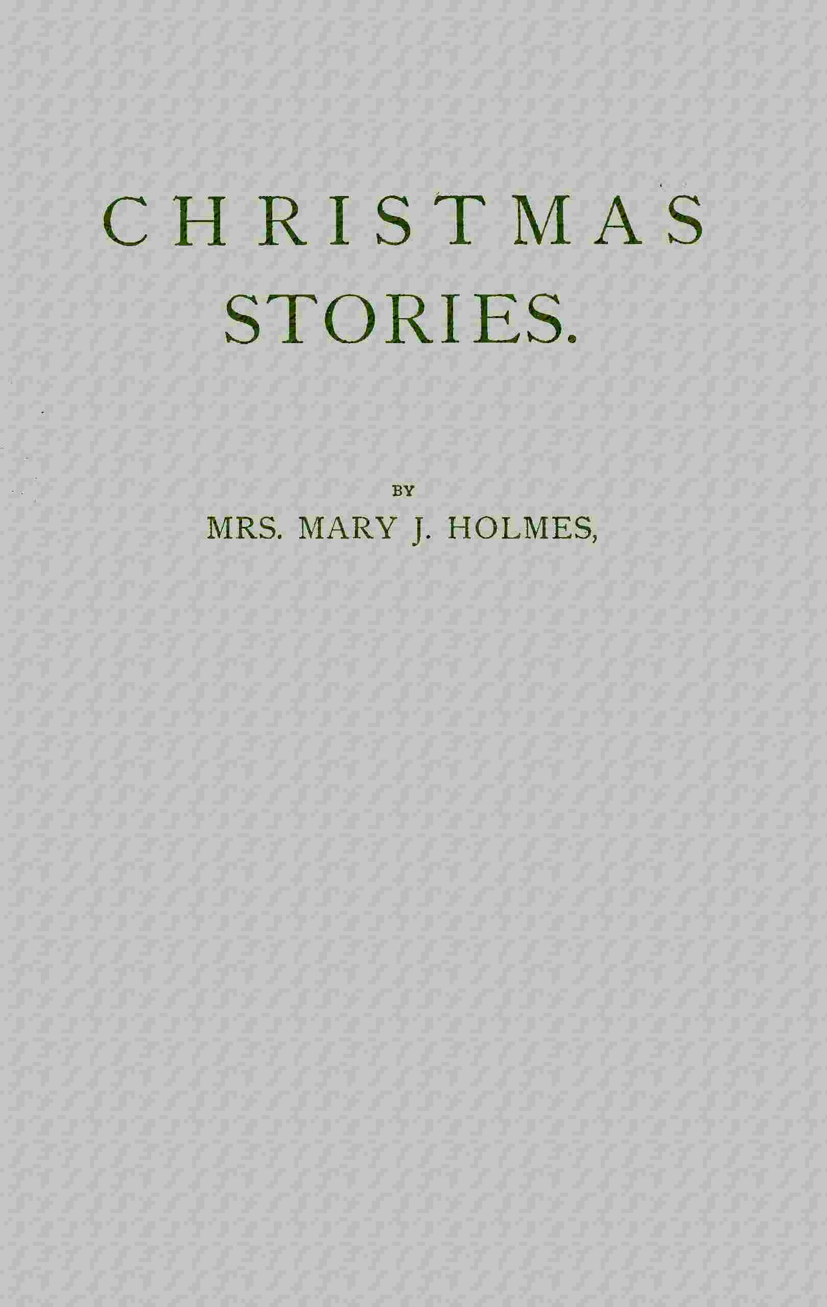 Christmas stories cover