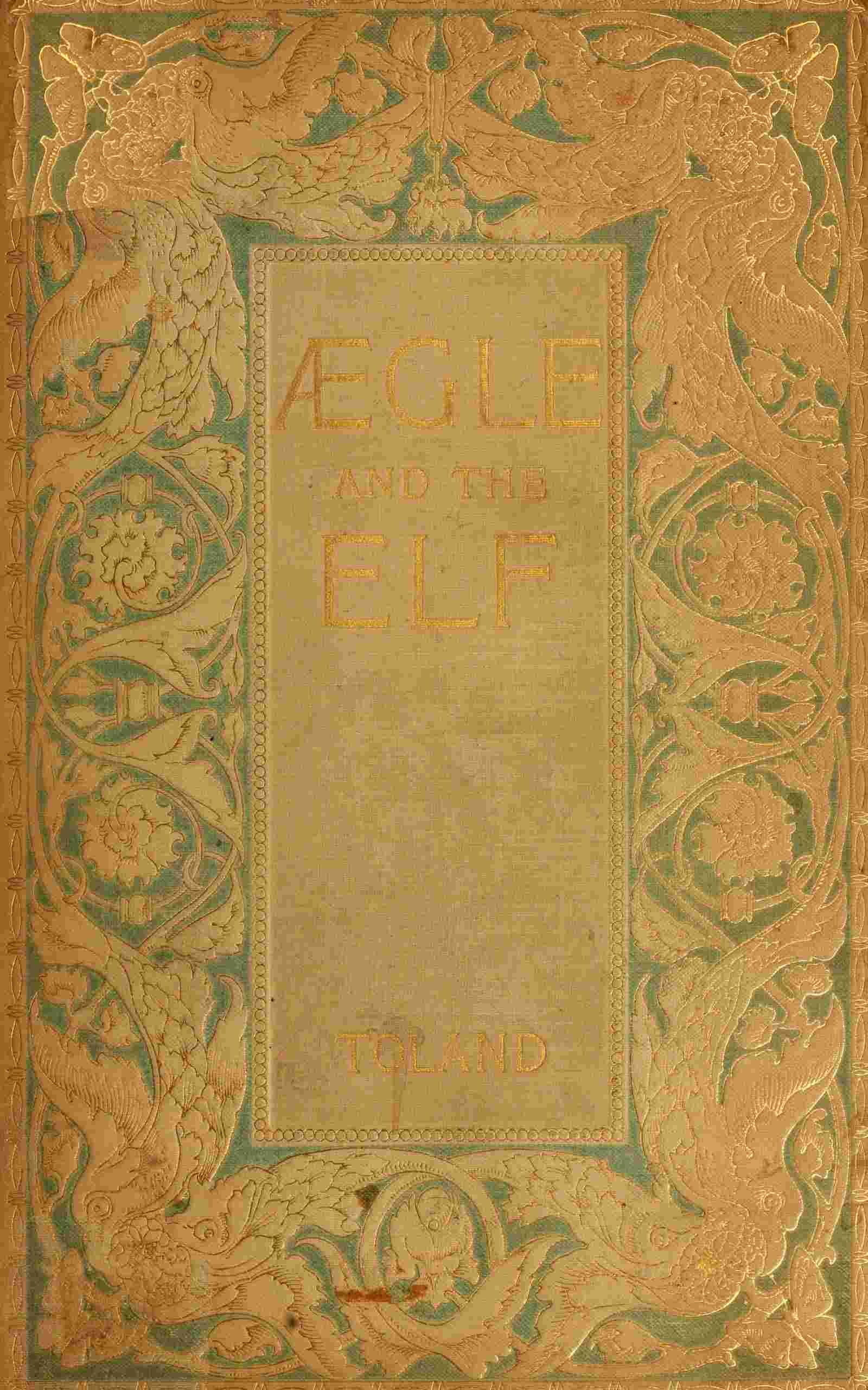 Ægle and the elf, a fantasy cover