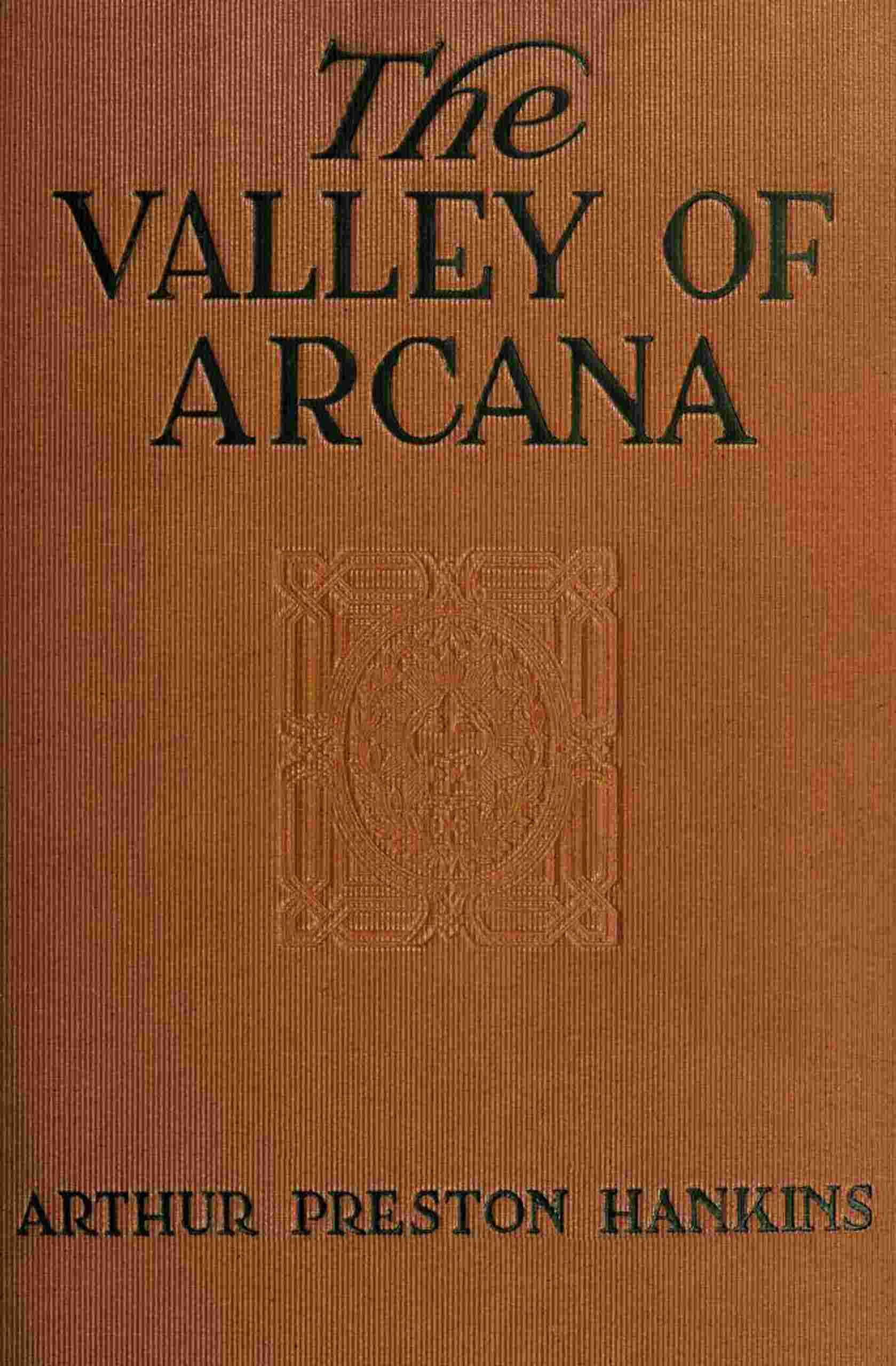 The valley of Arcana cover