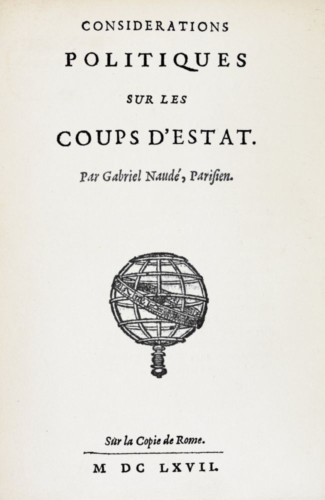 Considerations politiques sur les coups d'estat cover