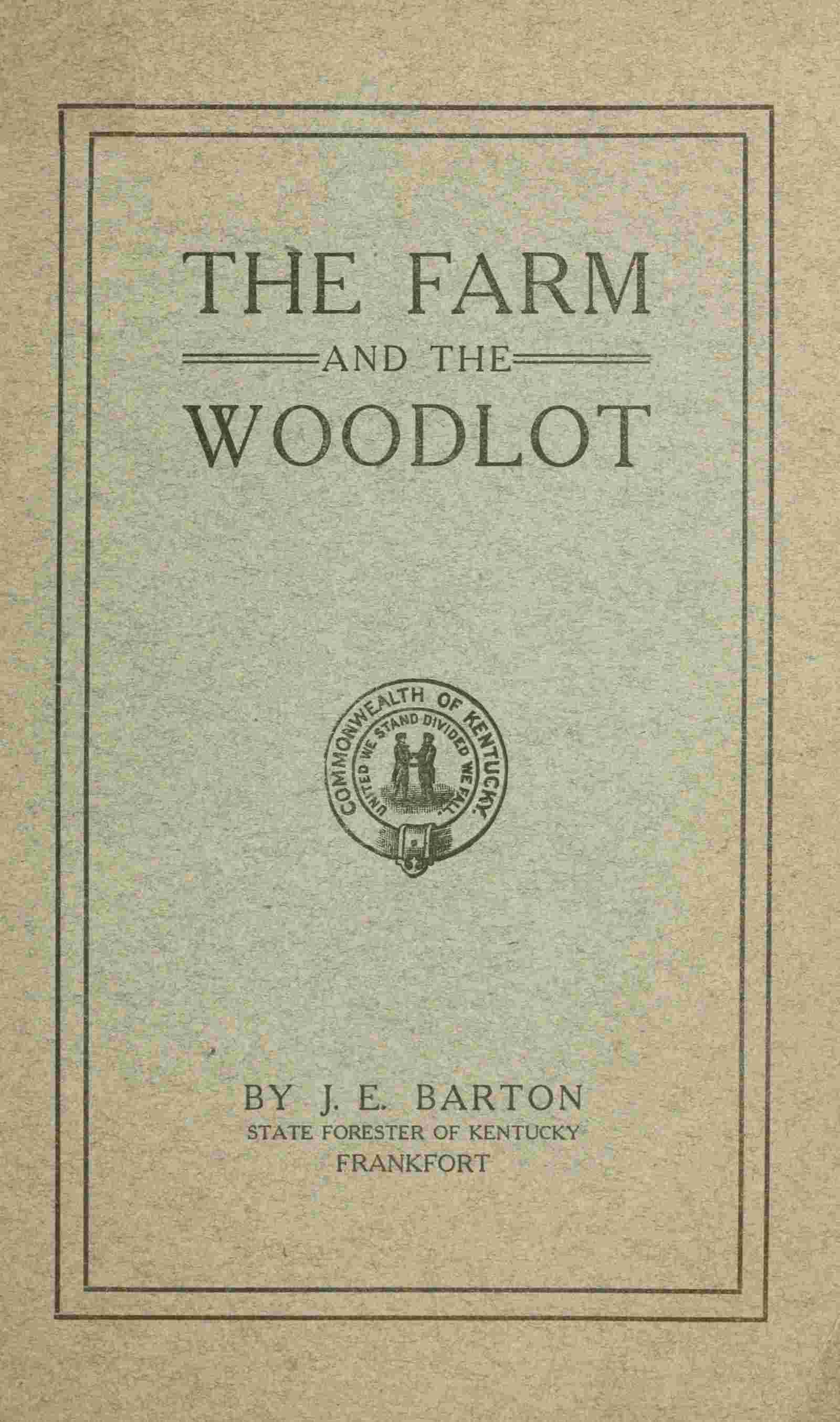 The farm and the woodlot cover