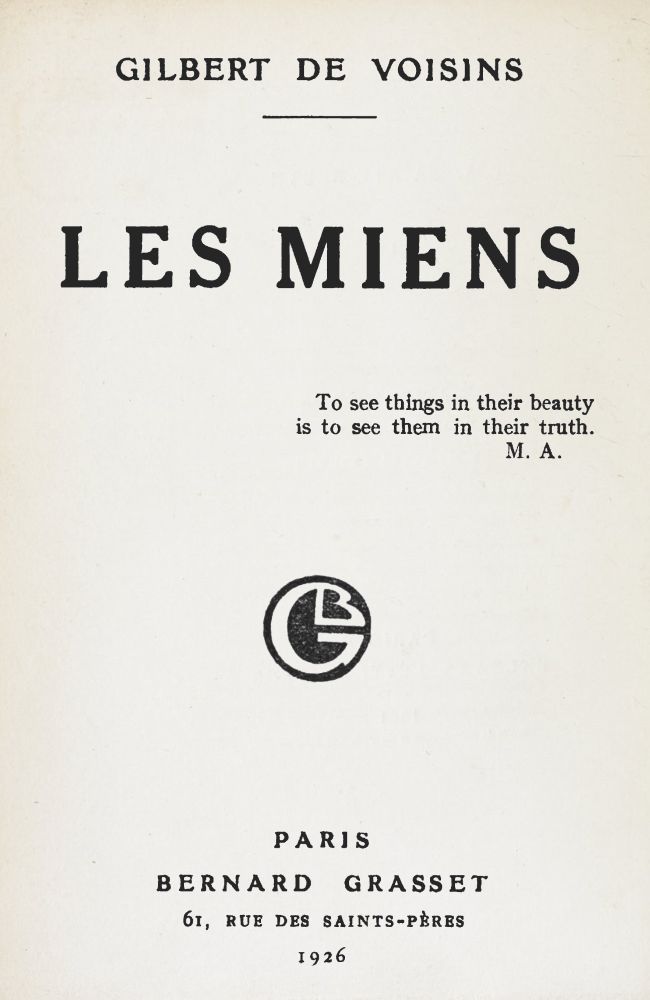 Les miens cover