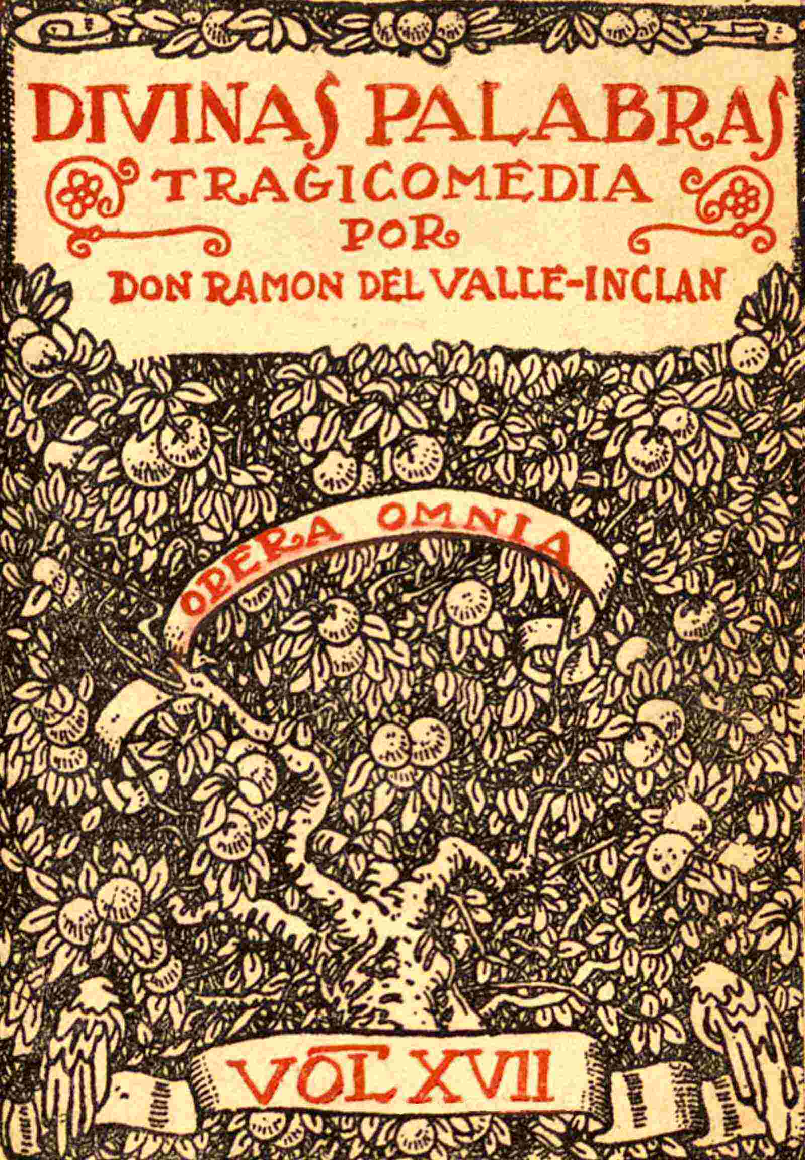 Divinas palabras cover