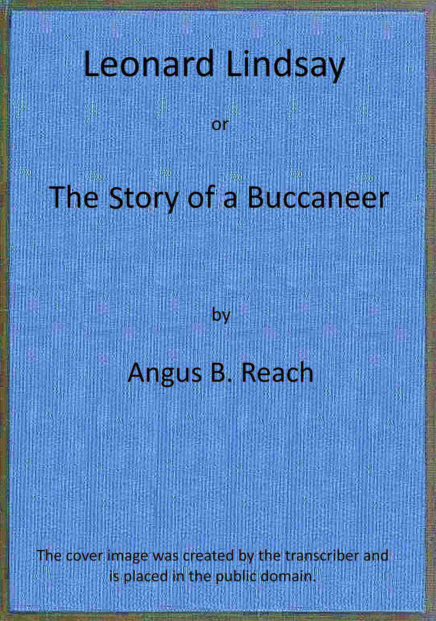 Leonard Lindsay ; cover