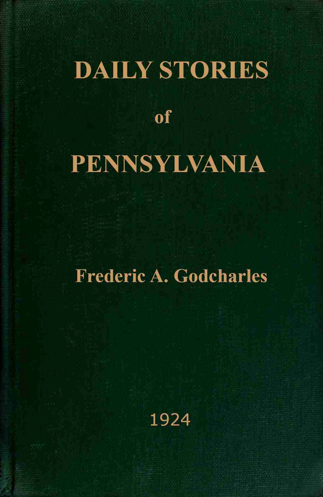 Daily stories of Pennsylvania cover