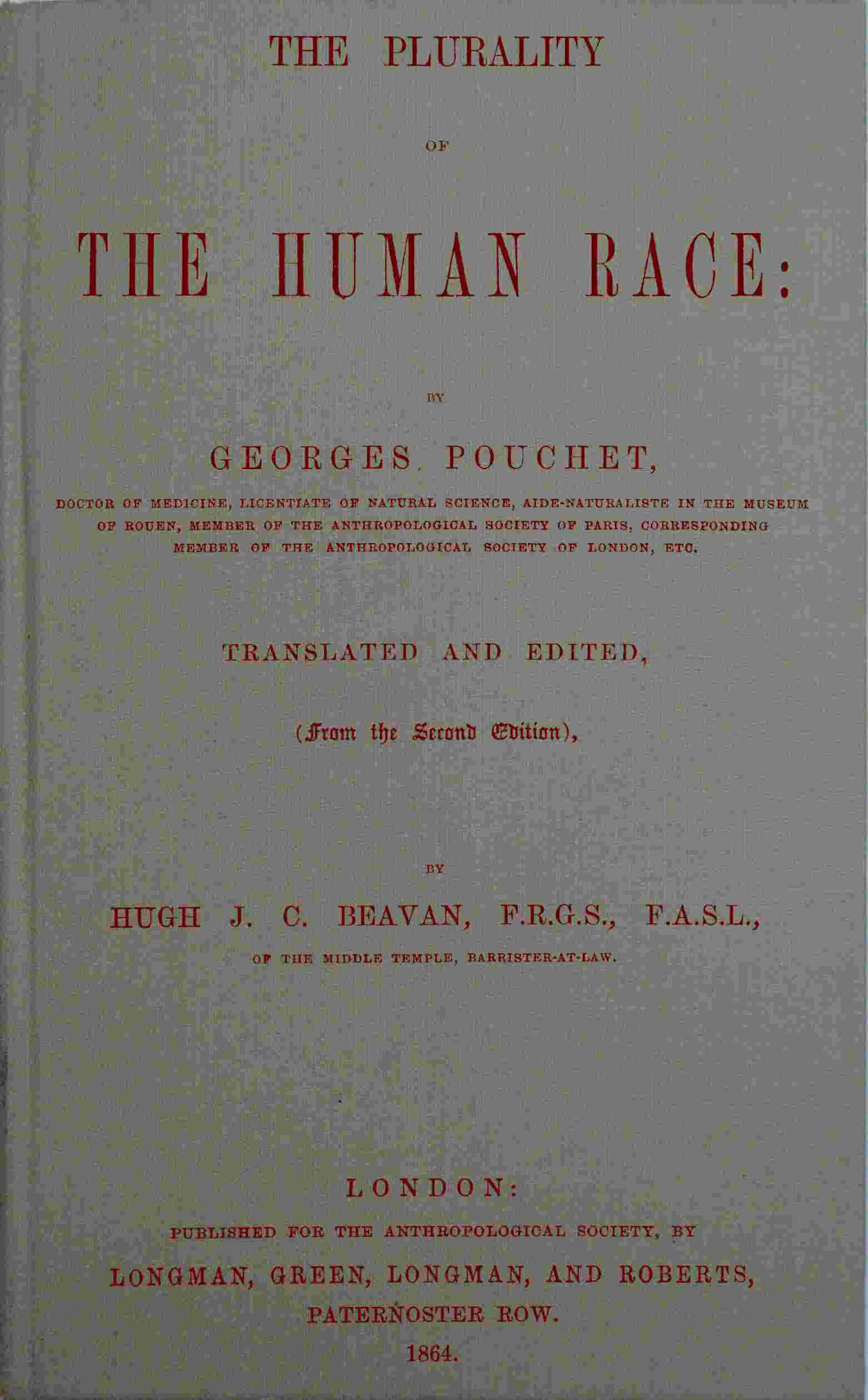 The plurality of the human race cover