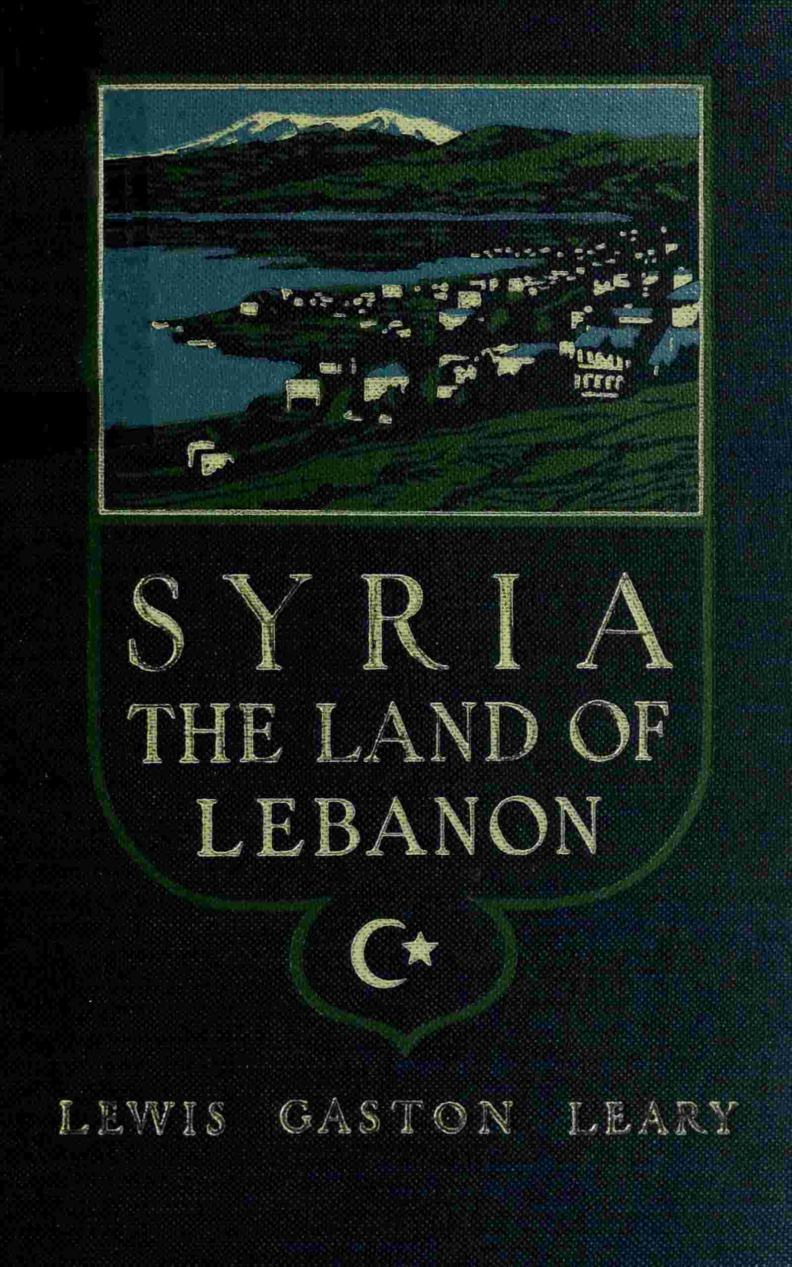 Syria, the land of Lebanon cover