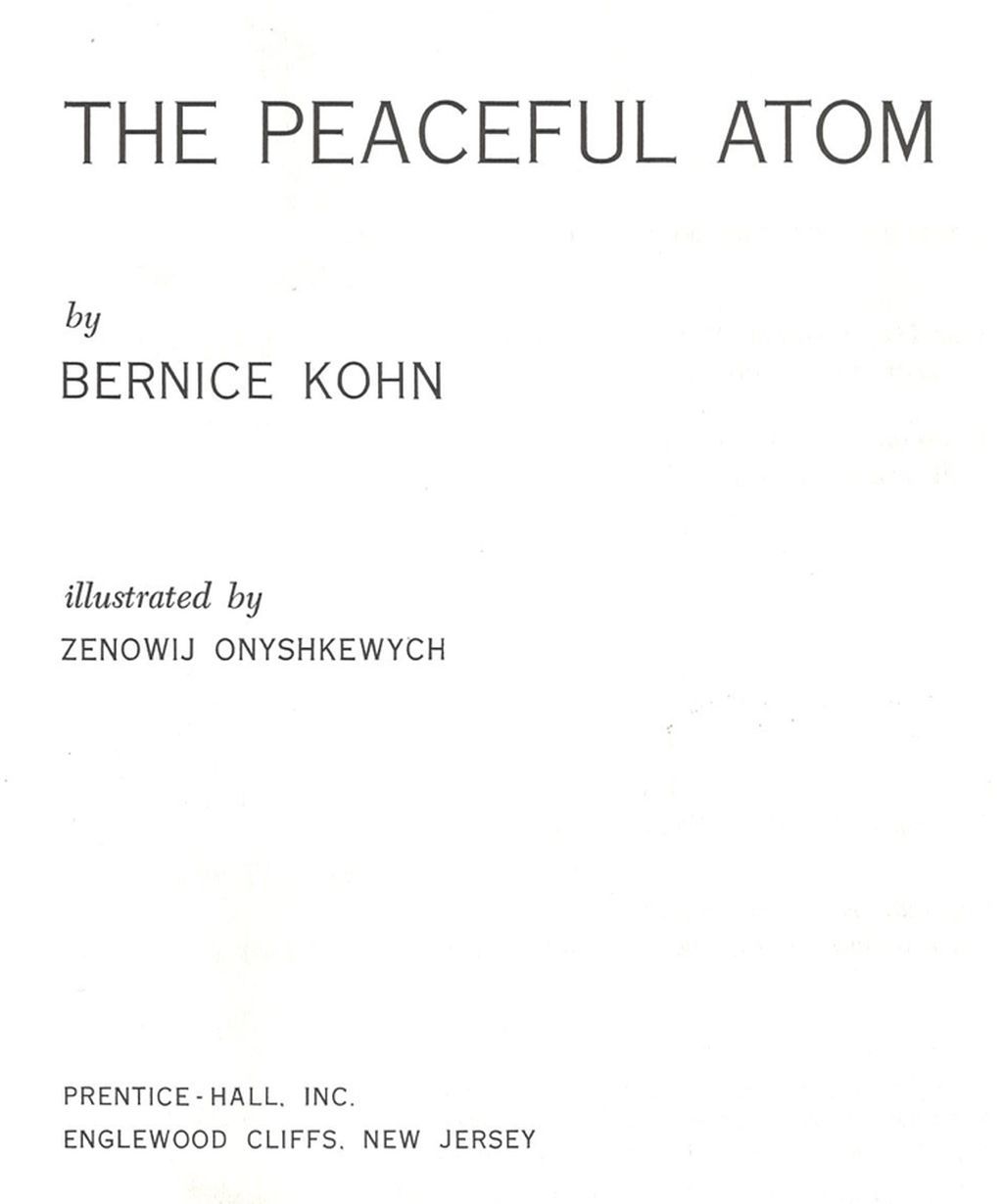 The peaceful atom cover
