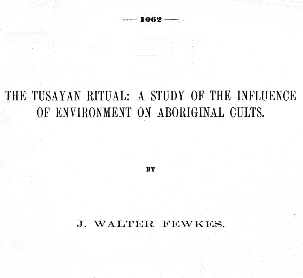 The Tusayan ritual cover