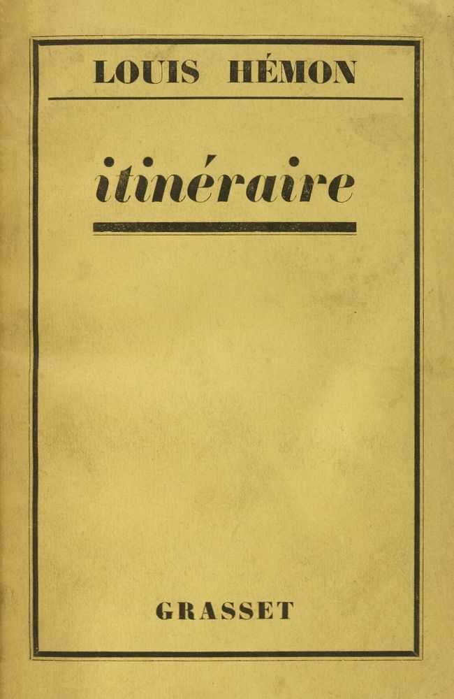 Itinéraires cover