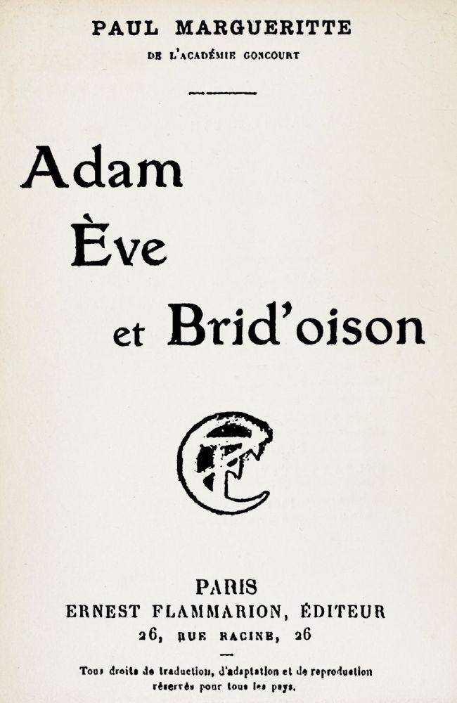 Adam, Ève et Brid'oison cover