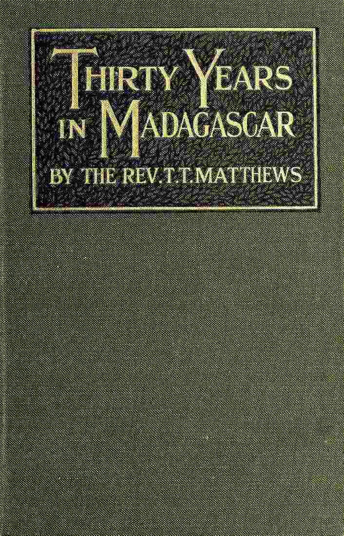 Thirty years in Madagascar cover