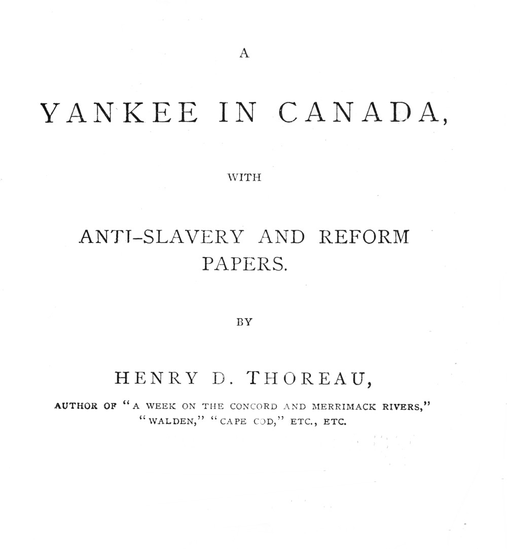 A Yankee in Canada, with Anti-slavery and reform papers. cover